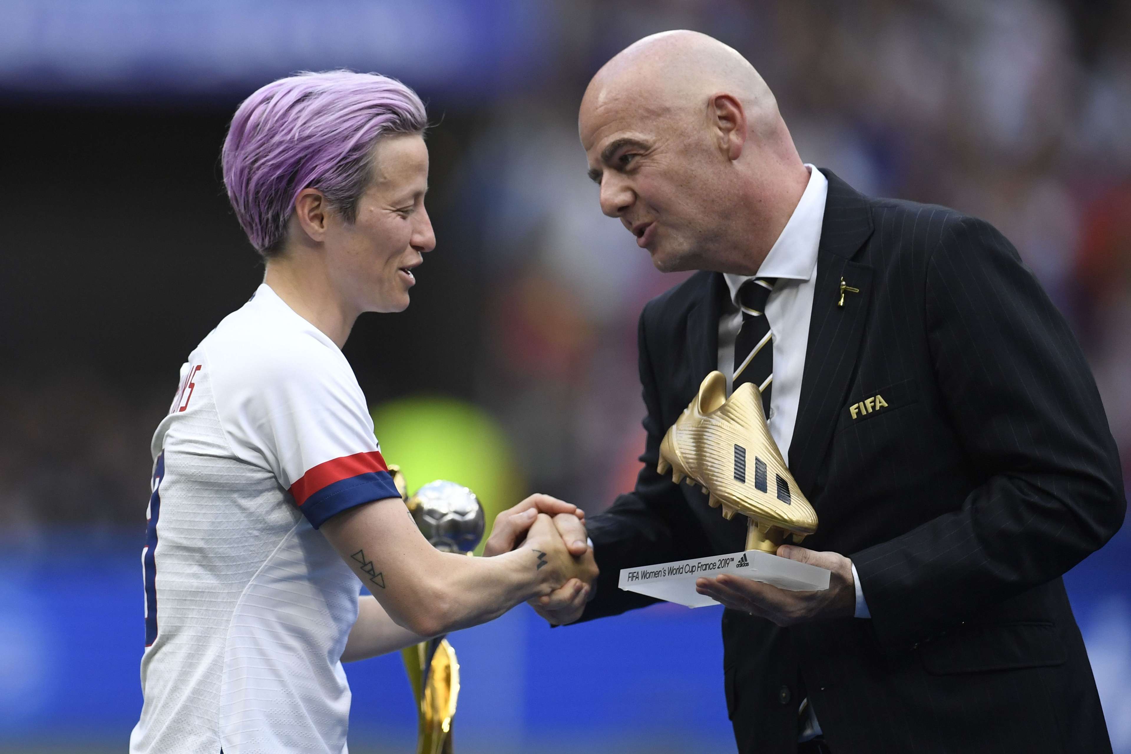 Rapinoe Infantino