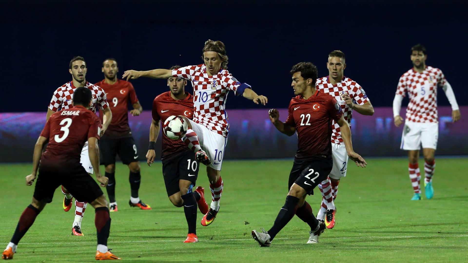 croatia turkey - luka modric - wc qualifier - 05092016