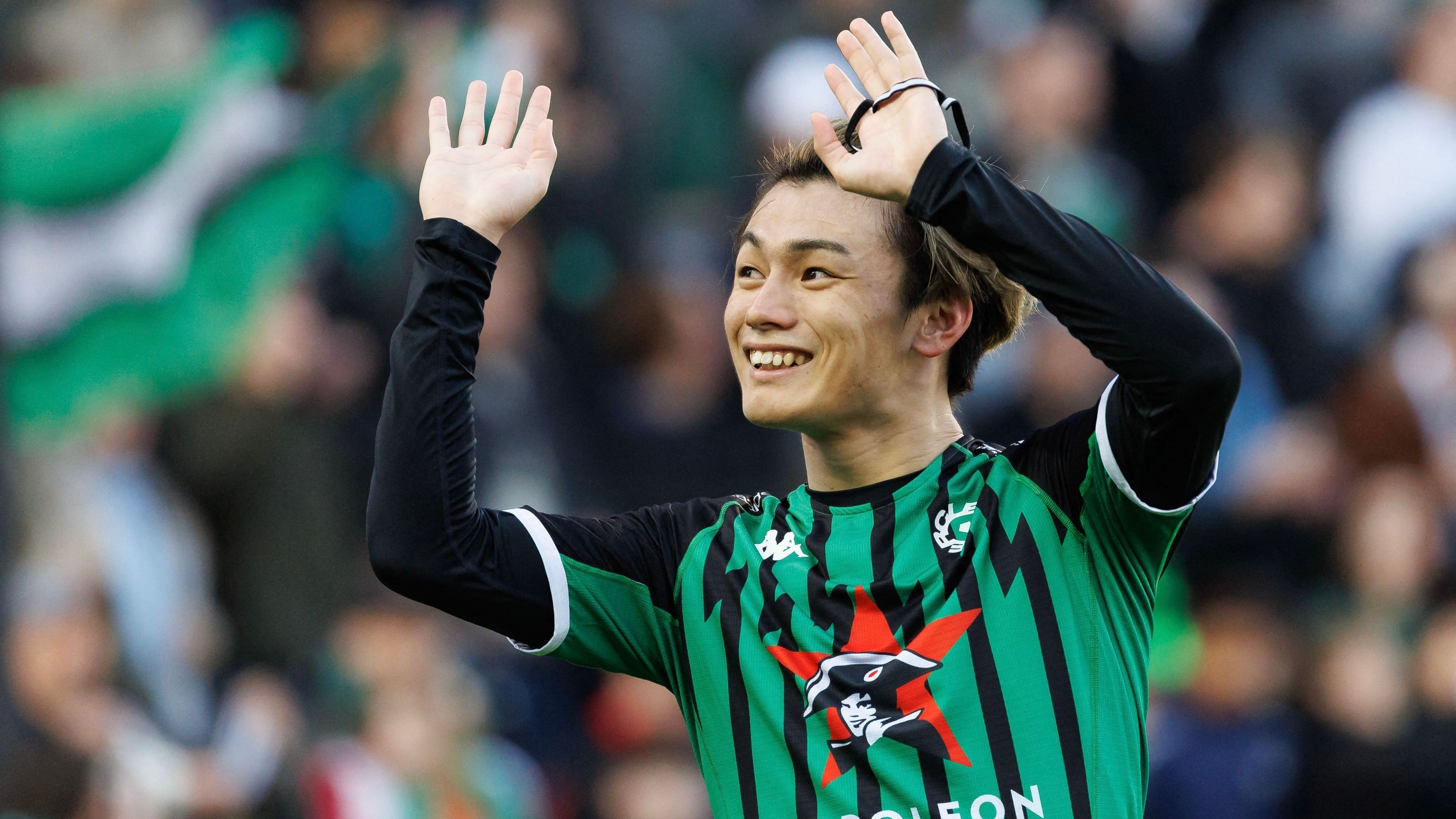 サークル・ブルッヘ上田綺世ユニフォームMKappaカッパグリーン