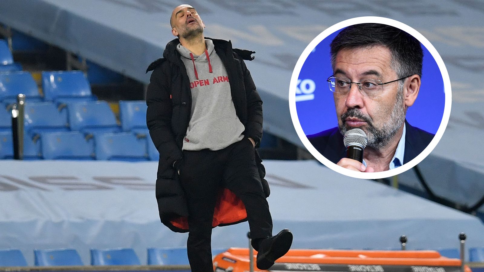 Pep Guardiola Josep Maria Bartomeu GFX