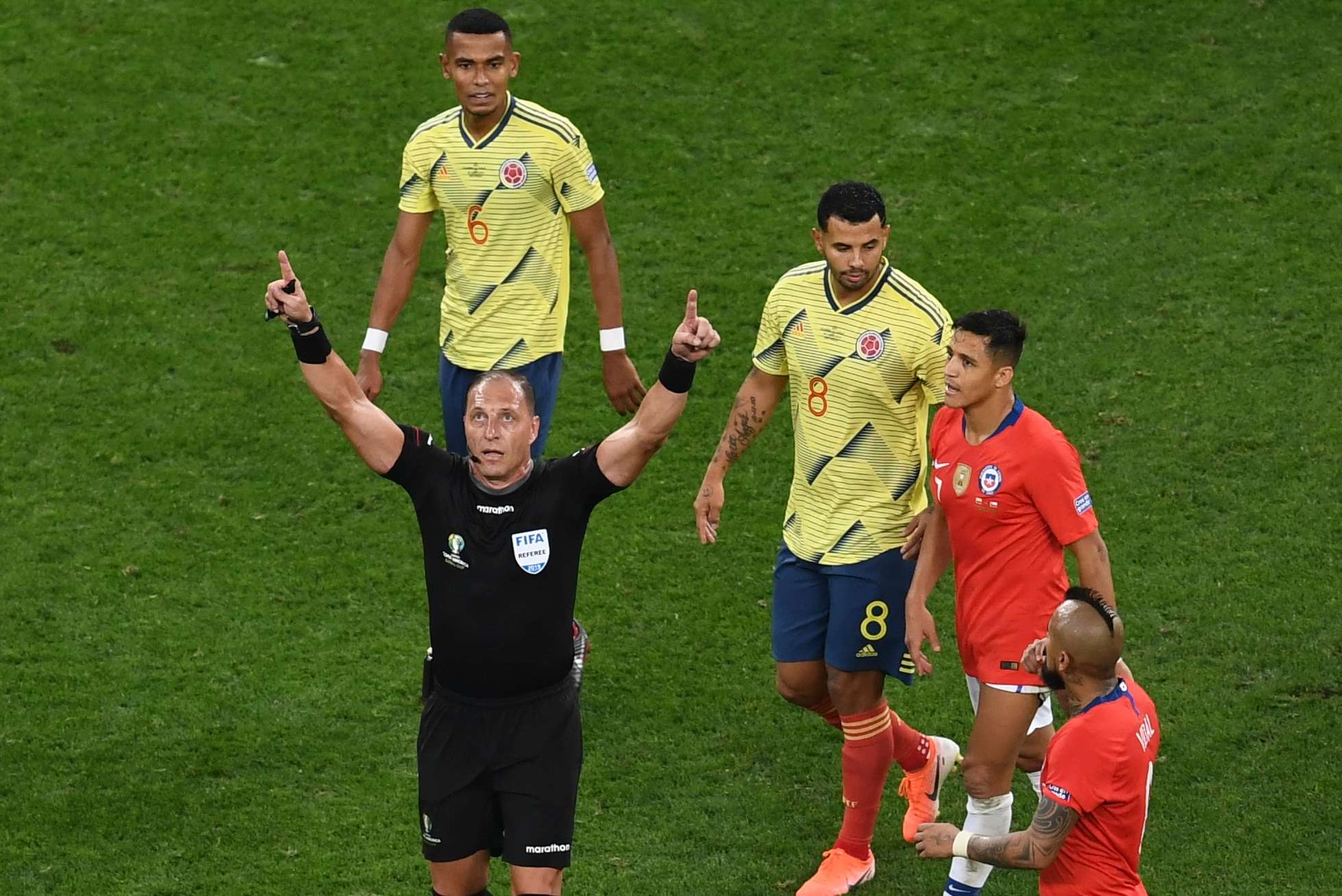 Pitana Colombia - Chile Copa América 2019