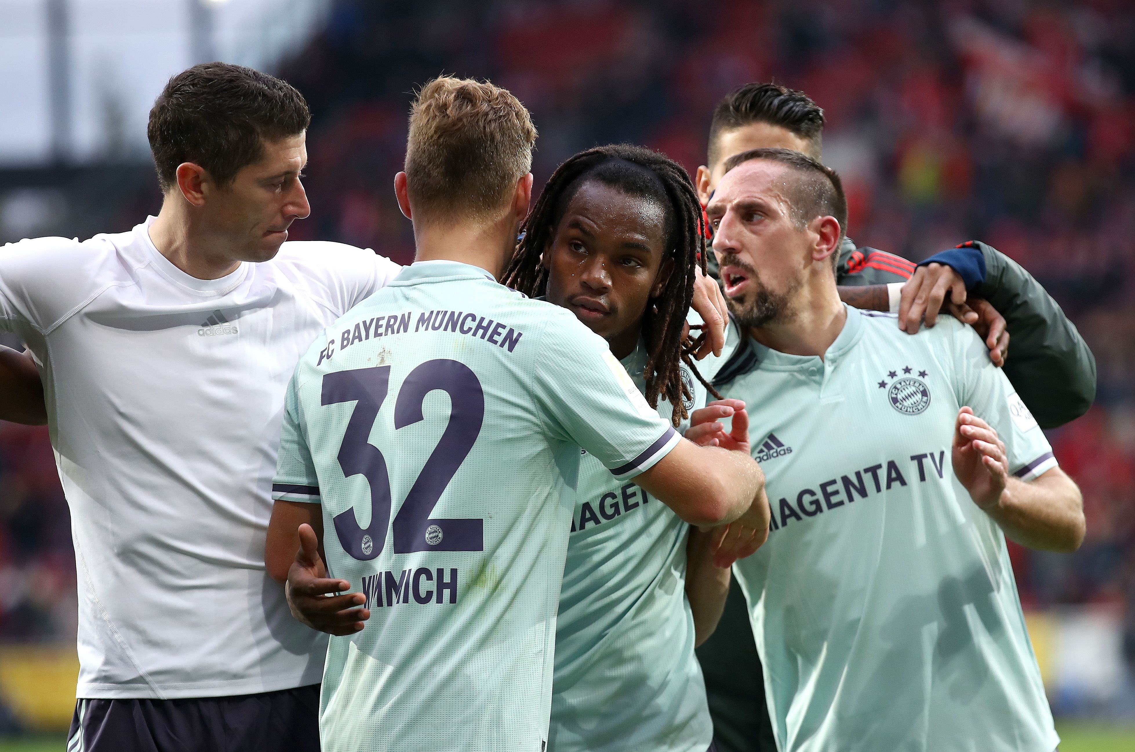 Joshua Kimmich Renato Sanches Franck Ribery Bayern Munchen