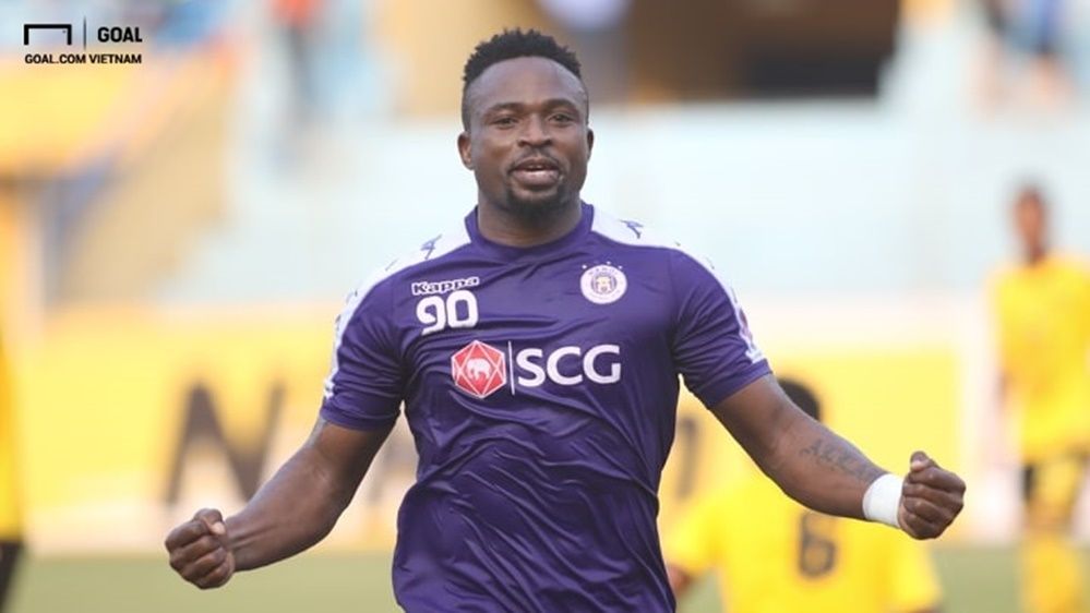 Ganiyu Oseni Ha Noi FC vs Tampines Rovers Group F AFC Cup 2019