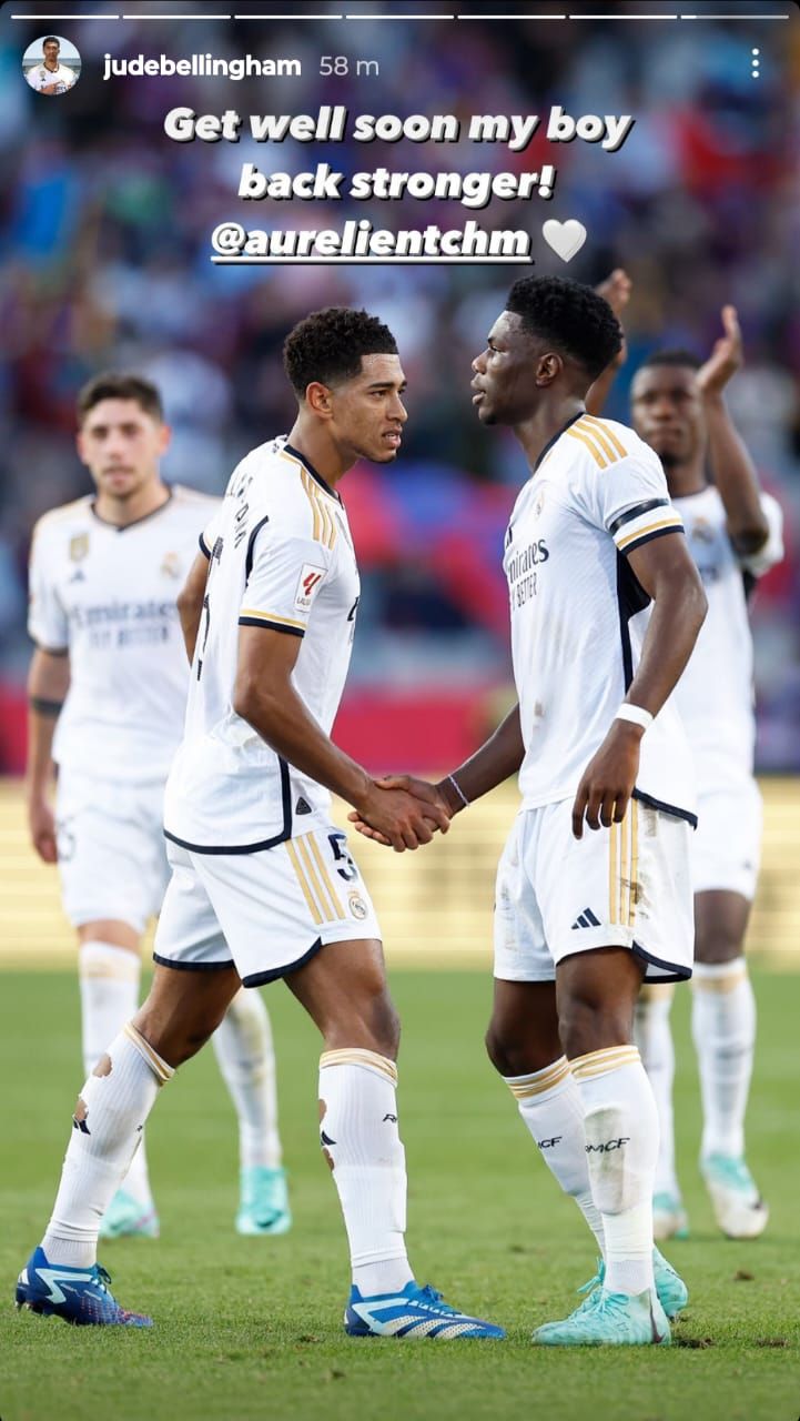 Aurelian Tchouameni Jude Bellinham Instagram Embed Only
