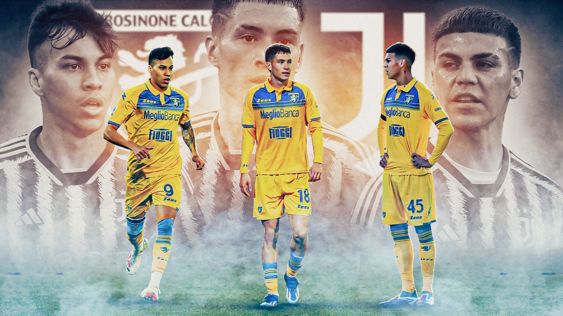 Barrenechea Kaio Jorge Soulé Frosinone Juventus GFX