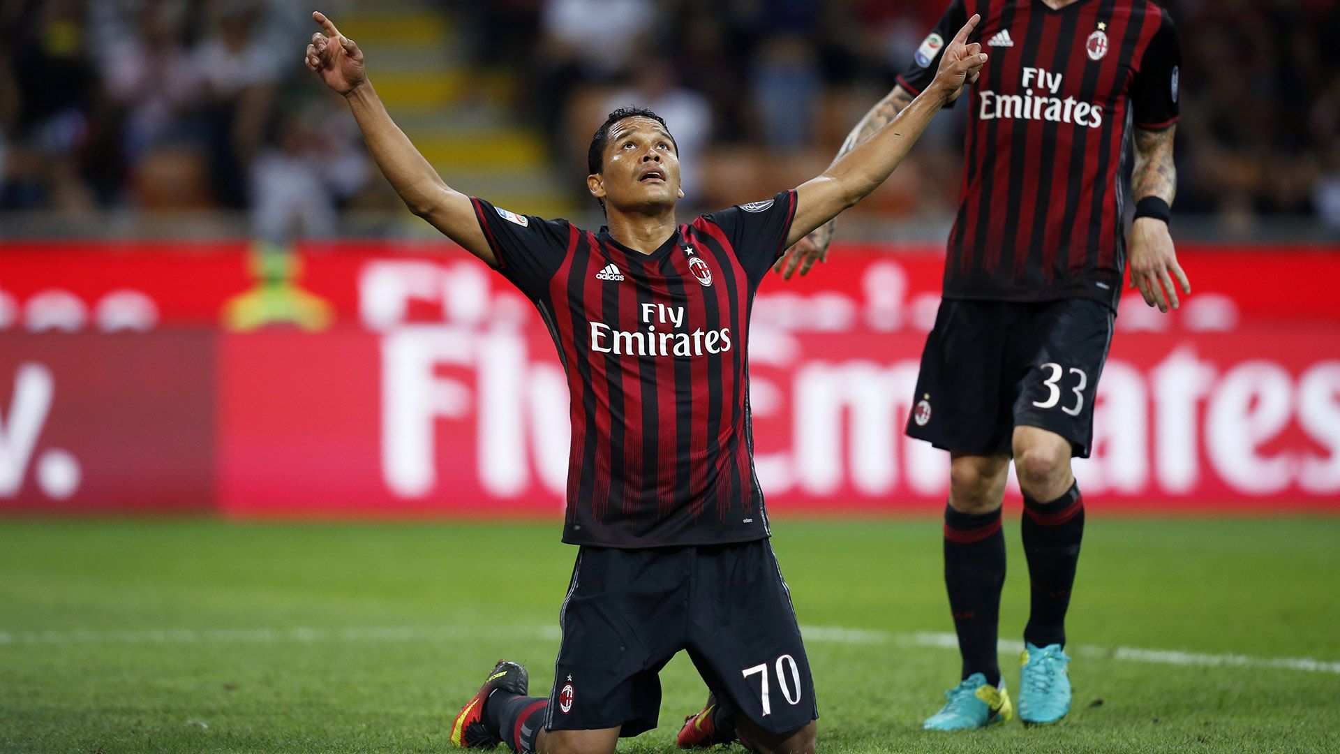 Carlos Bacca Milan Sassuolo Serie A