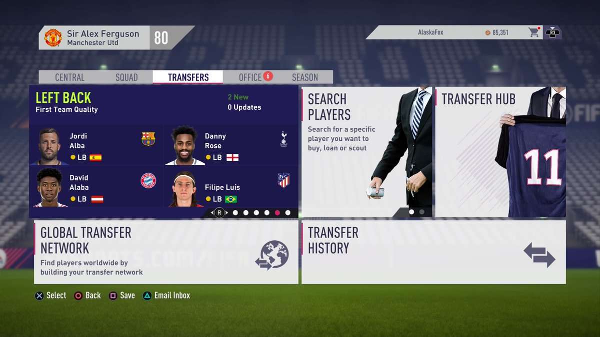 FIFA 18 Man Utd Career Mode