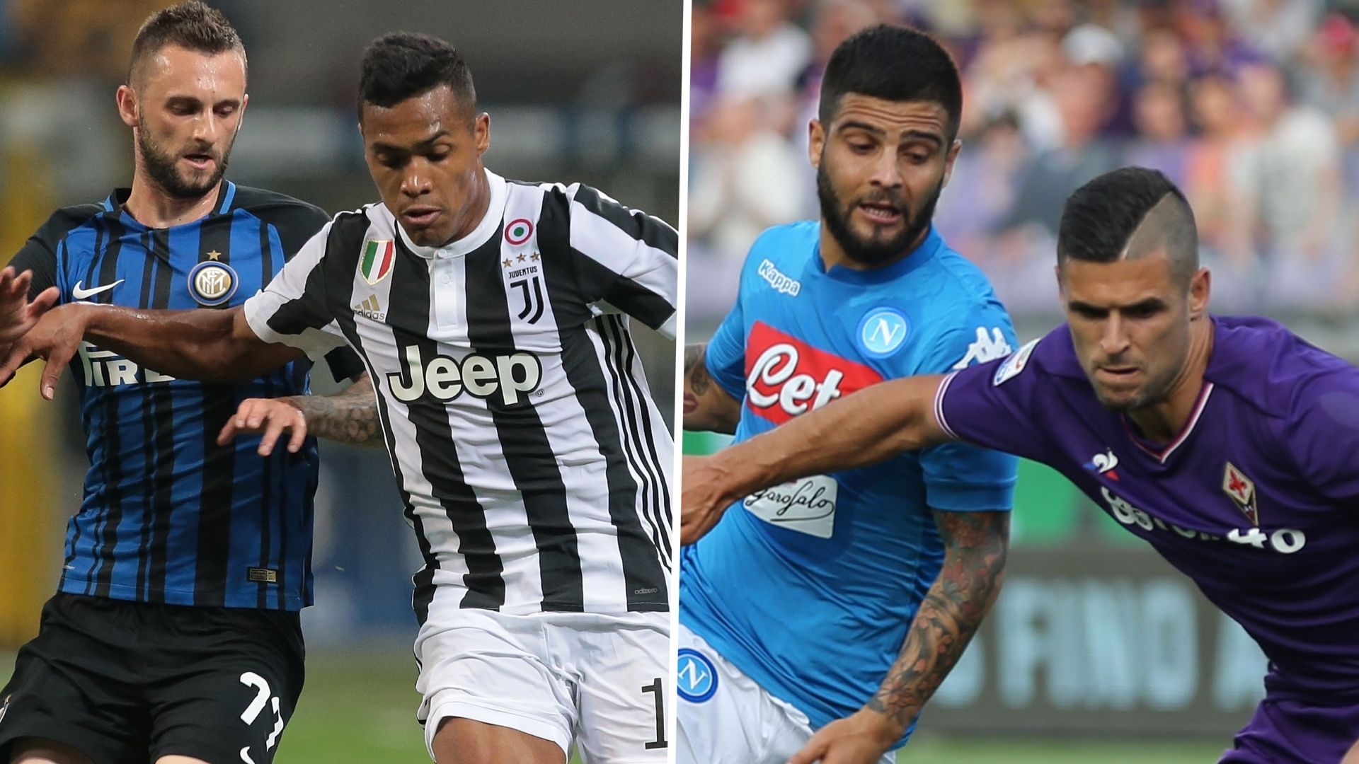 Juve-Inter Napoli-Fiorentina mix