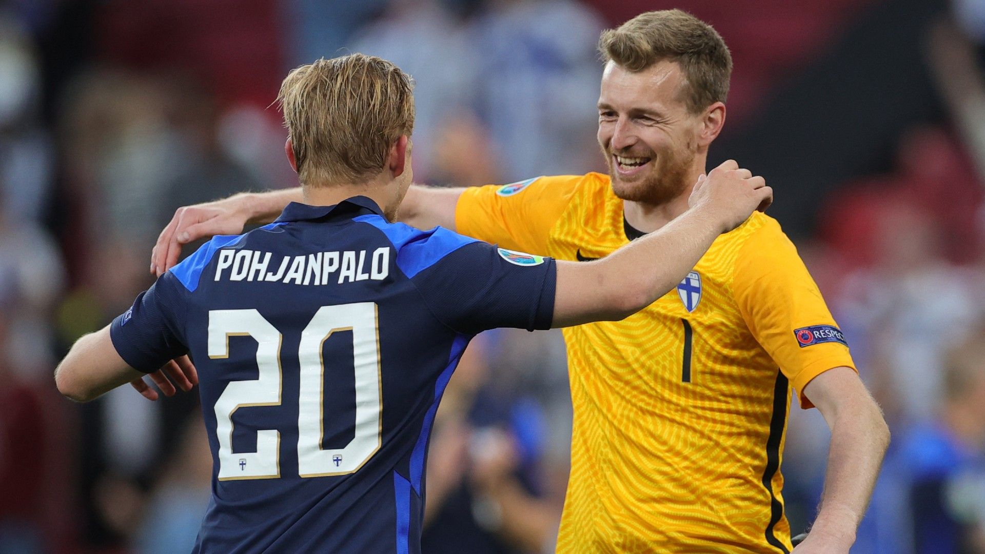 Finland celebrate Euro 2020