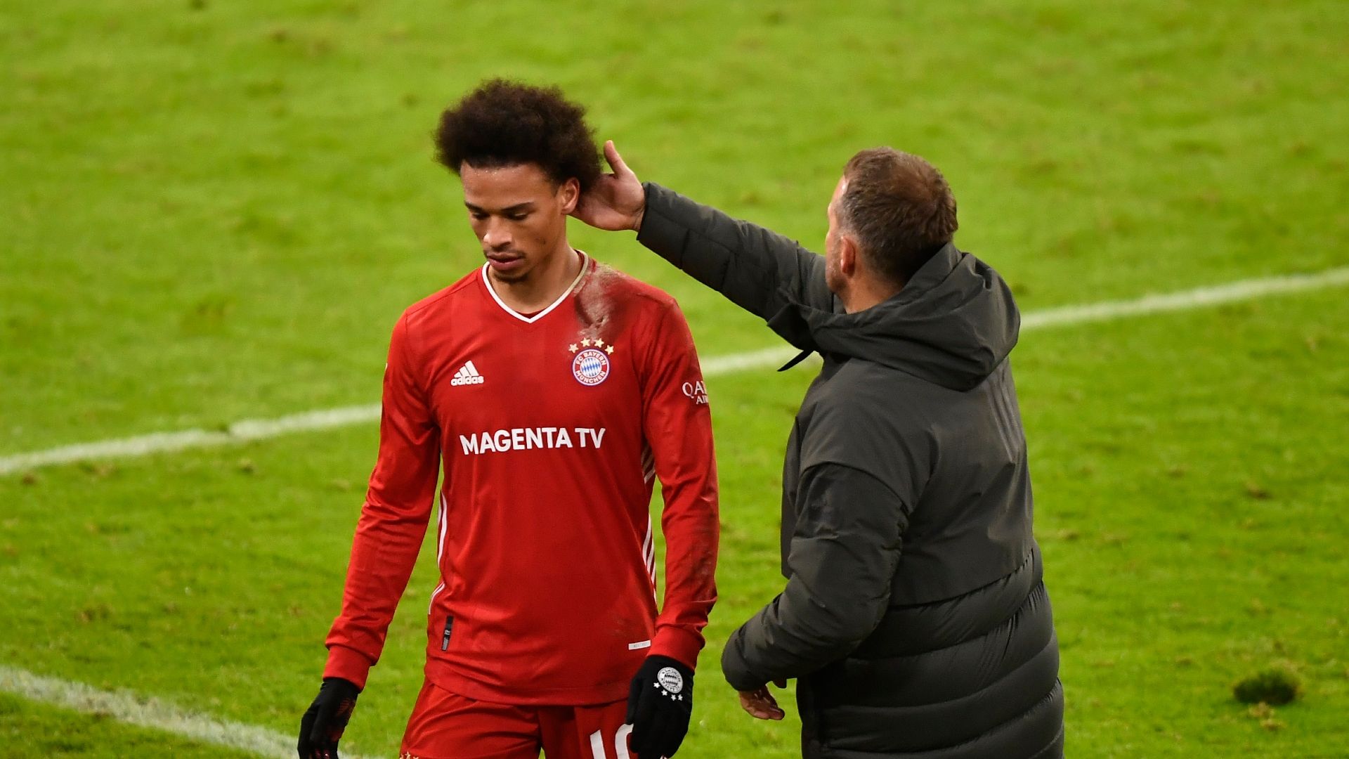 Leroy Sane/Hansi Flick Bayern Munich 2020-21