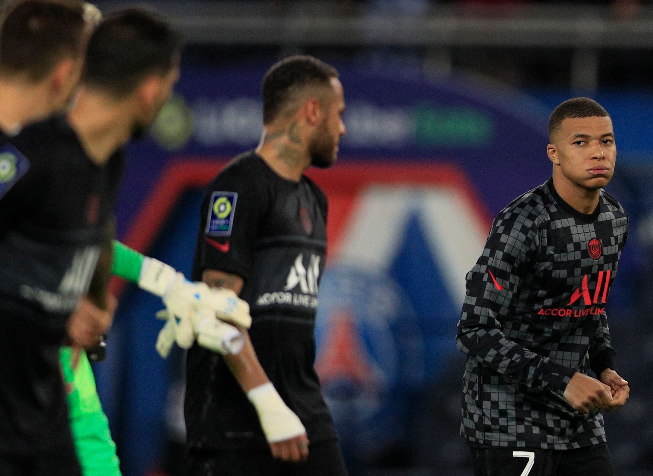 Neymar et Mbappé - PSG.
