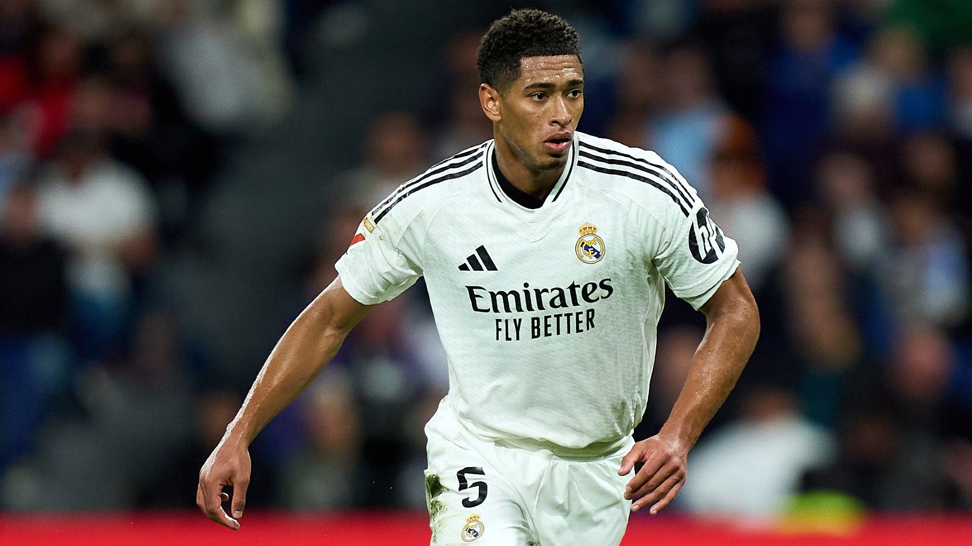 Jude Bellingham of Real Madrid in action 