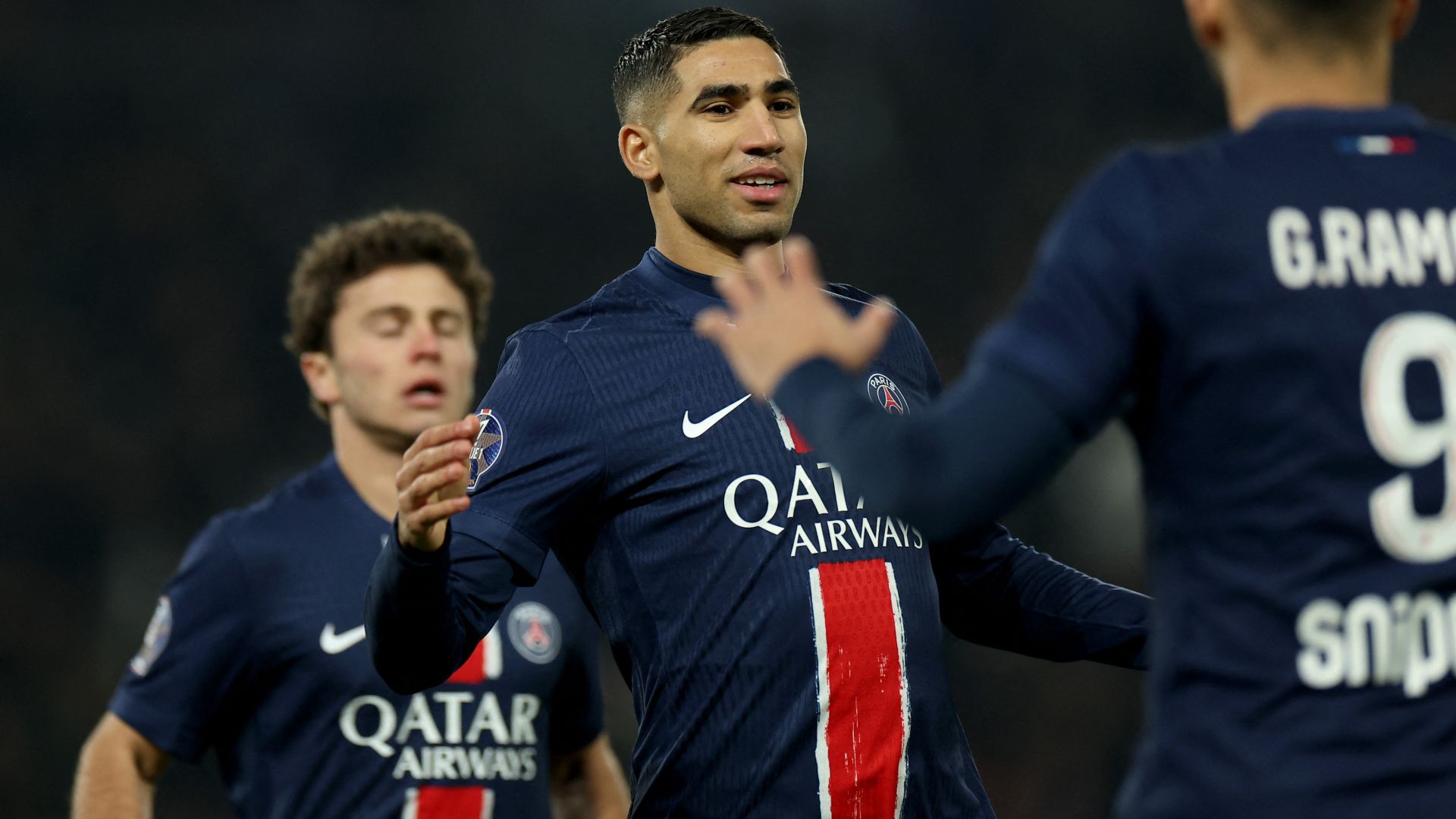 Achraf Hakimi PSG Nantes Ligue 1 30112024