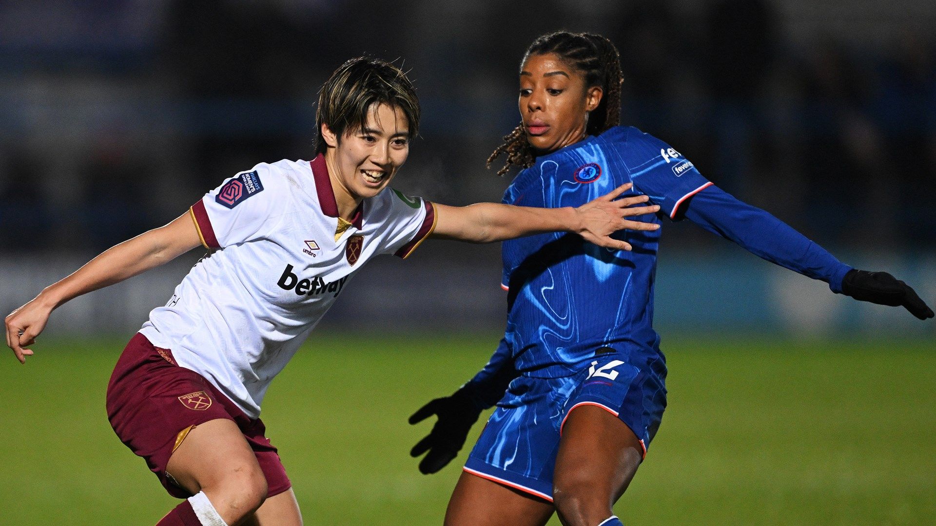 Riko Ueki Ashley Lawrence West Ham Chelsea Women 2024-25