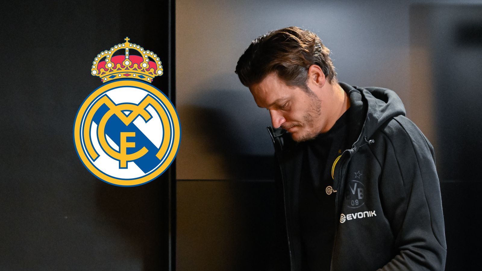 Edin Terzic BVB Real Madrid crest