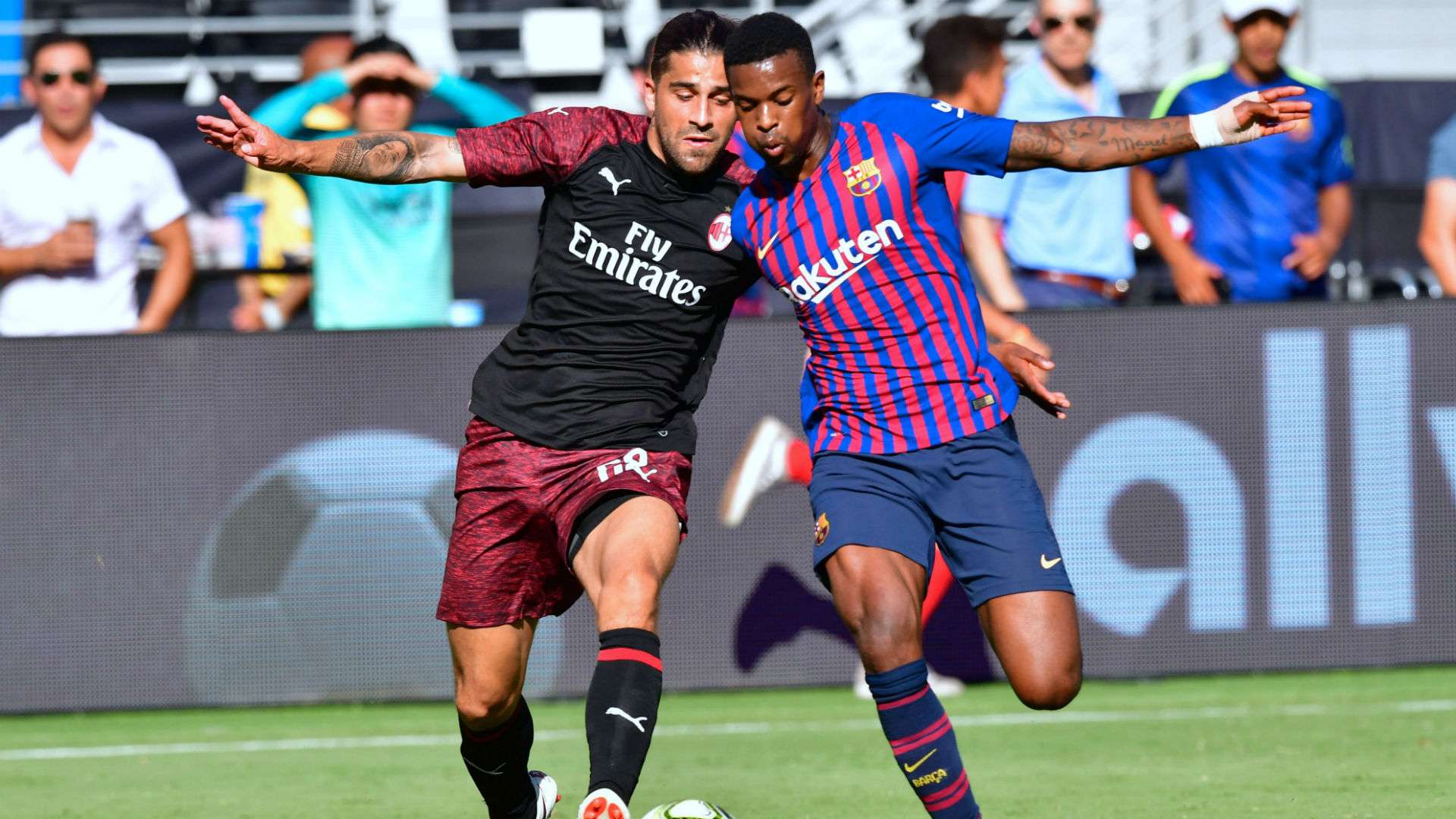 Nelson Semedo Ricardo Rodriguez Barcelona AC Milan ICC 2018