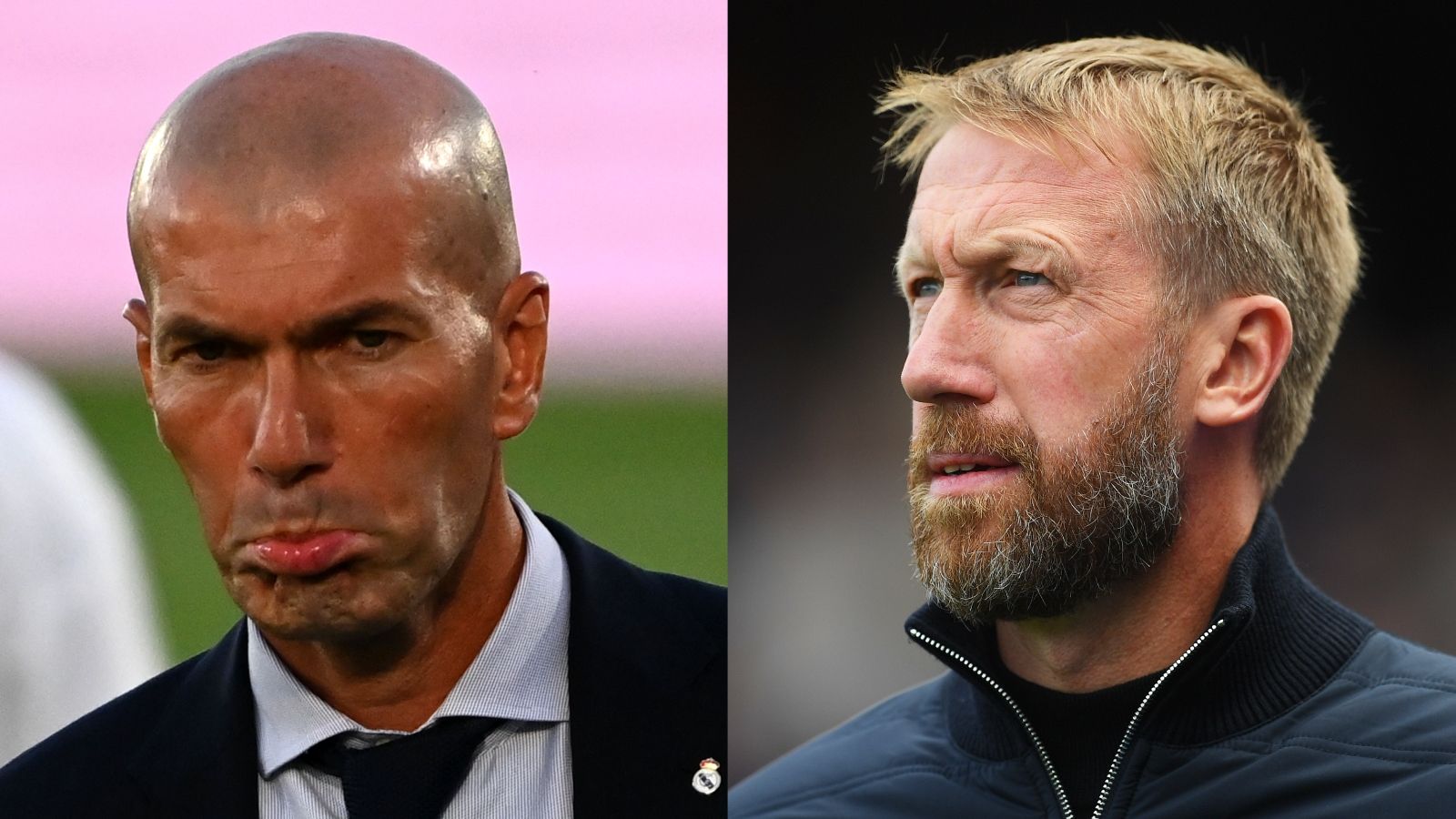 Zinedine Zidane Graham Potter split