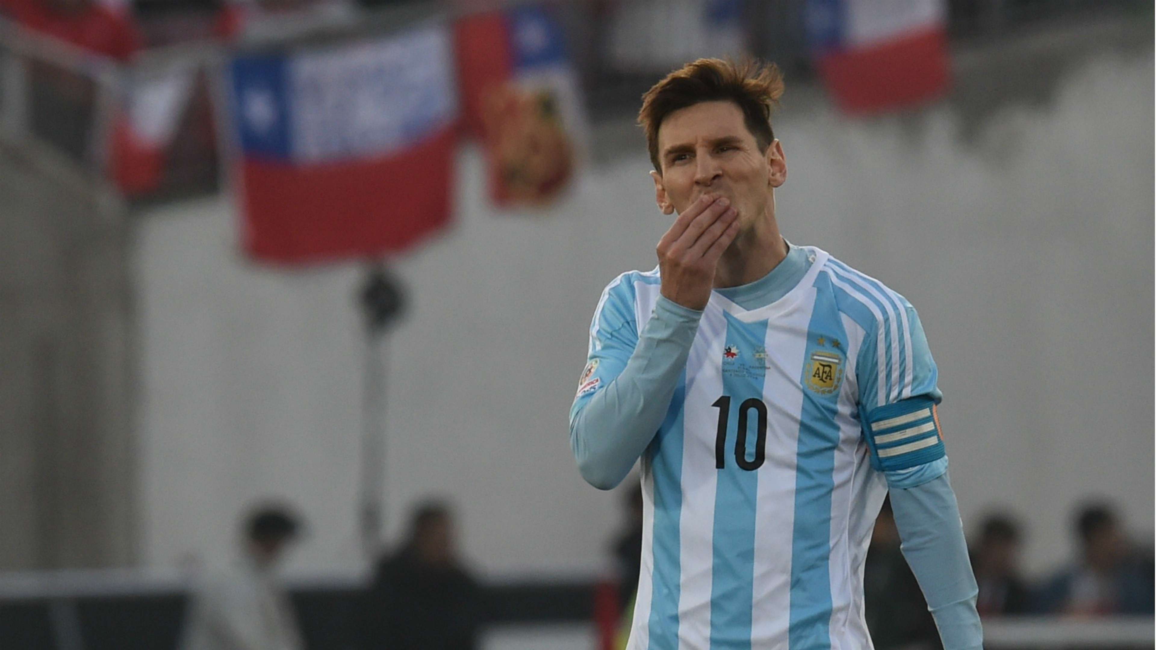 Lionel Messi Chile Argentina Copa America 04072015
