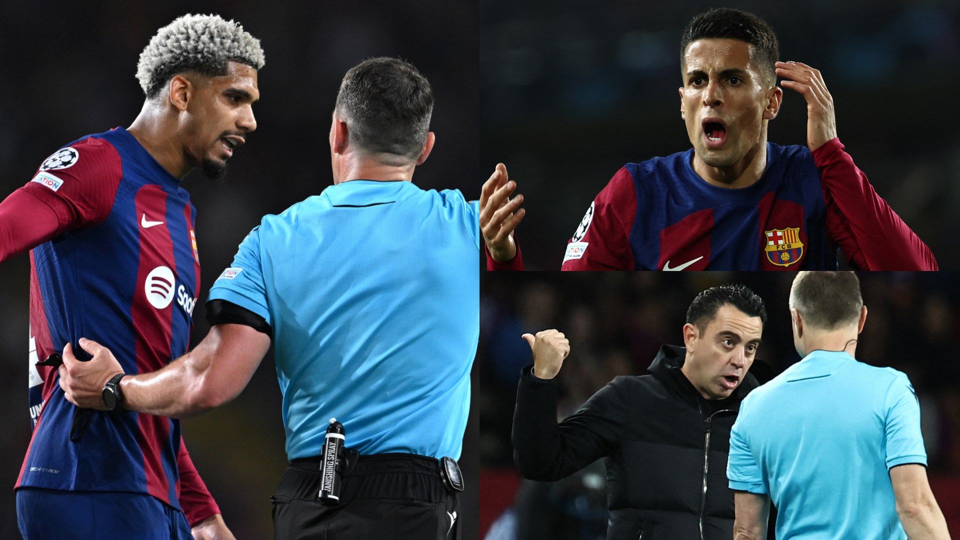 Barcelona player ratings vs PSG: Ronald Araujo's red card leads to Champions League implosion as Xavi seethes and Joao Cancelo's rash challenge proves costly