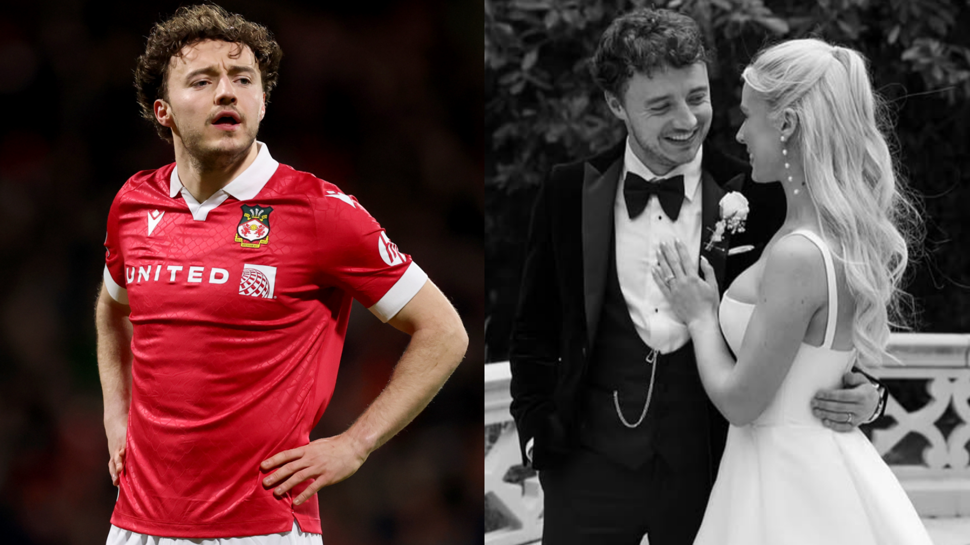 Wrexham promotion hero Ollie Rathbone enjoys ‘best day of my life’ as Kaitlin Olson, James McClean & Elliot Lee pass on wedding day messages | Goal.com UK