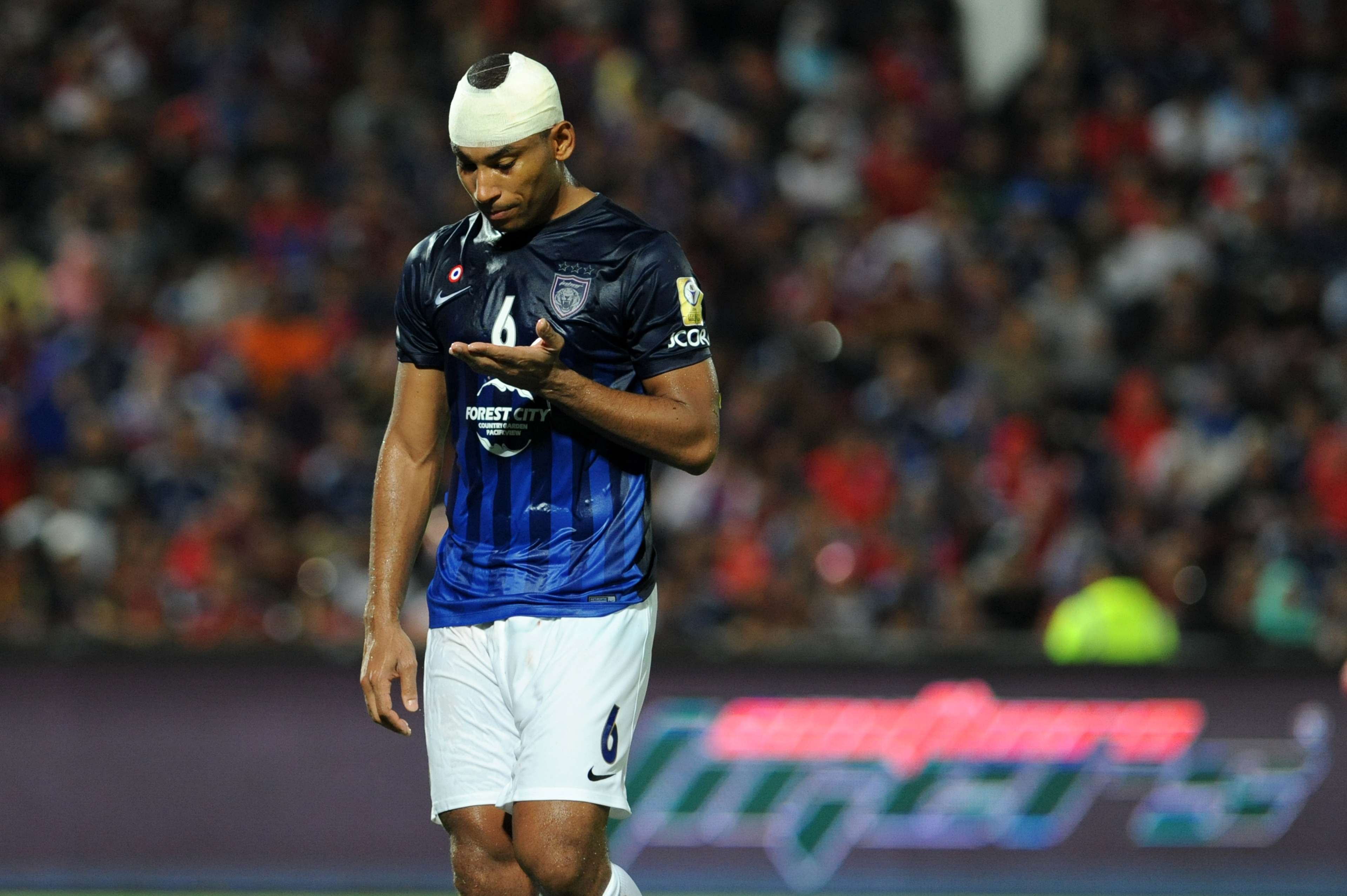 Johor Darul Ta'zim's Marcos Antonio against Kedah 20/1/2017