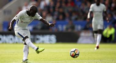 N'golo Kante Chelsea Leicester City