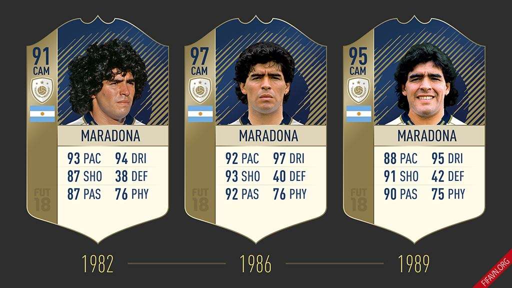 FUT Icons FIFA 18 Maradona