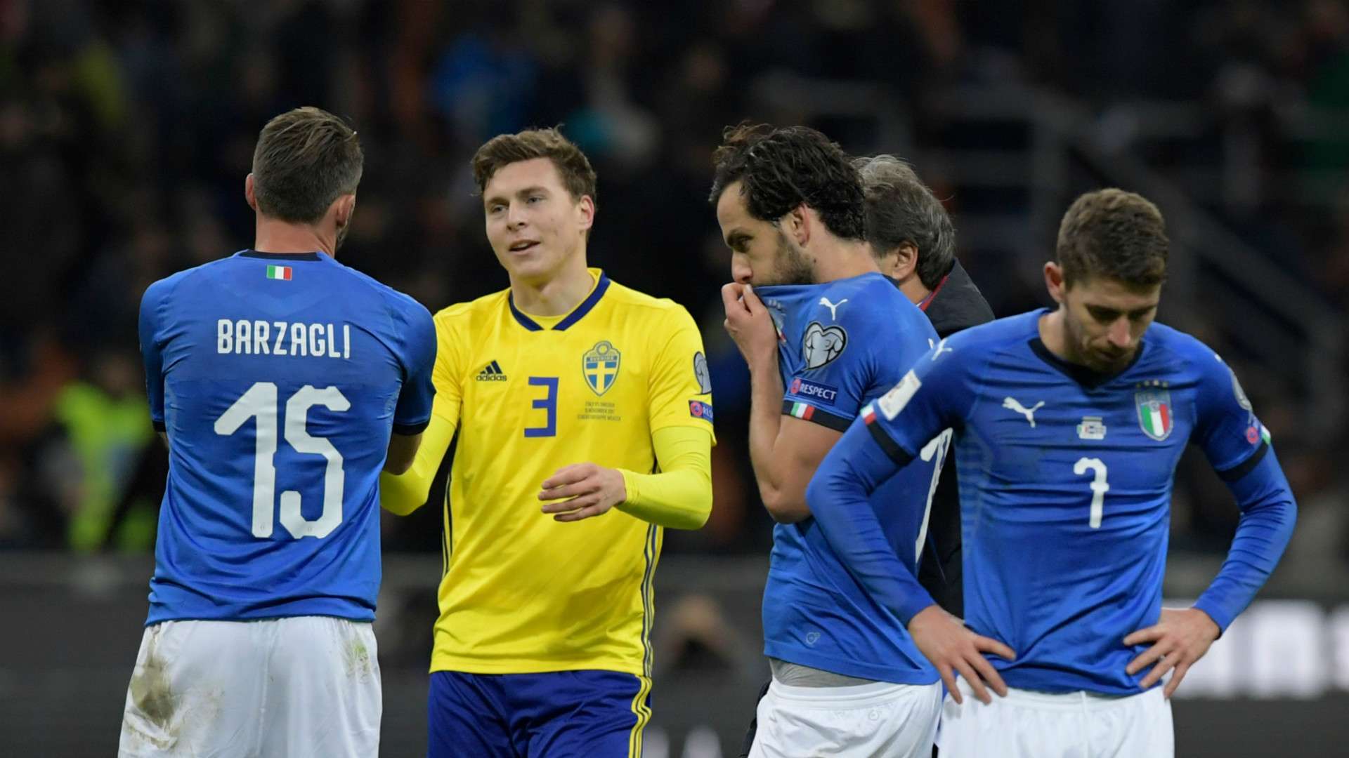Italy Sweden World Cup Qualifiier Playoff