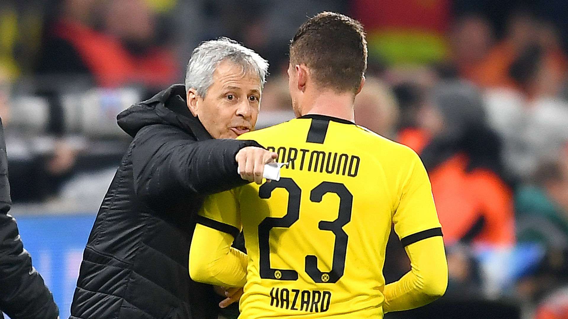 Lucien Favre Thorgan Hazard Borussia Dortmund 19102019