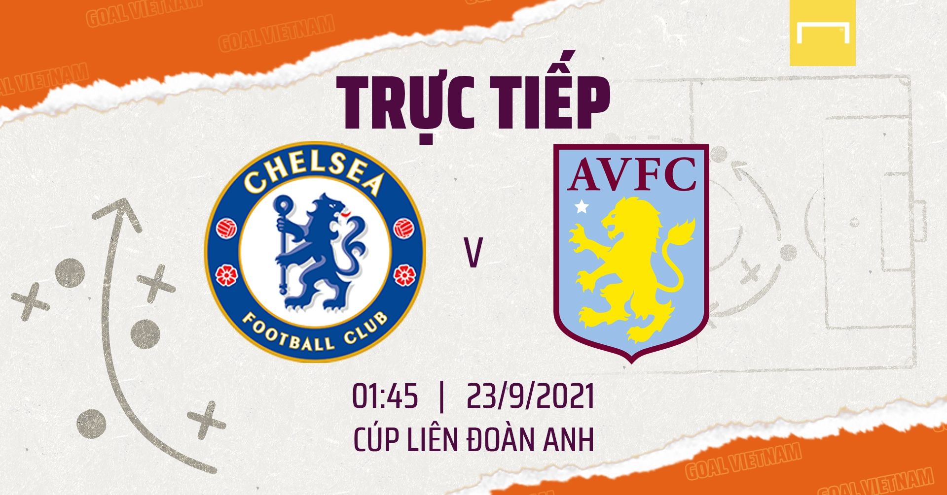 Chelsea vs Aston Villa GFX