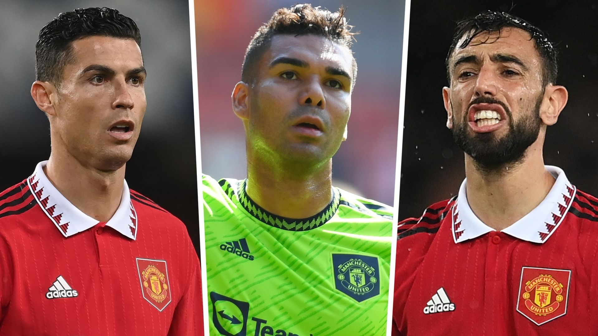 Cristiano Ronaldo Casemiro Bruno Fernandes