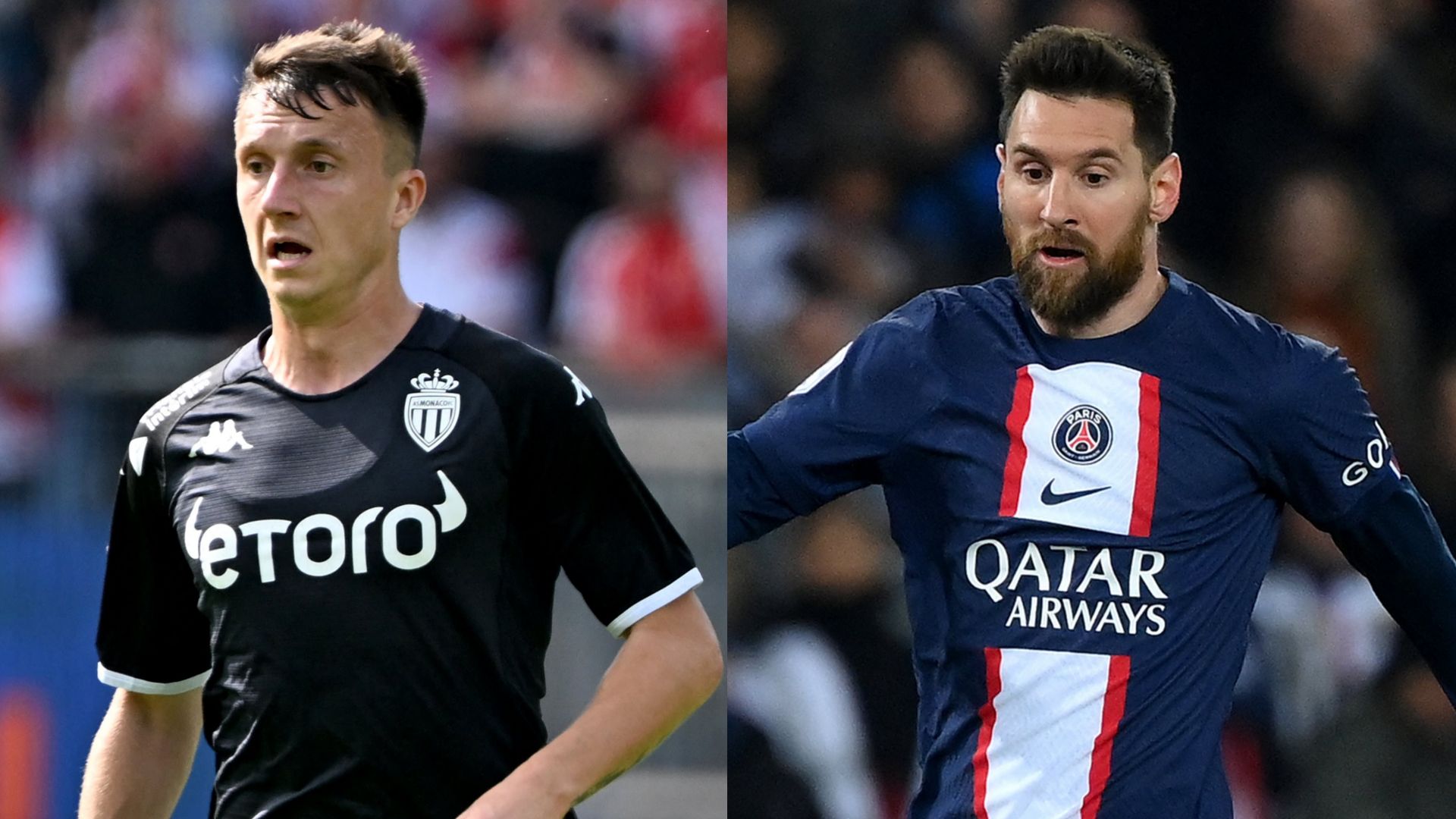 Aleksandr Golovine Monaco Lionel Messi PSG Ligue 1