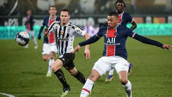 Angers PSG Kylian Mbappe Ligue 1