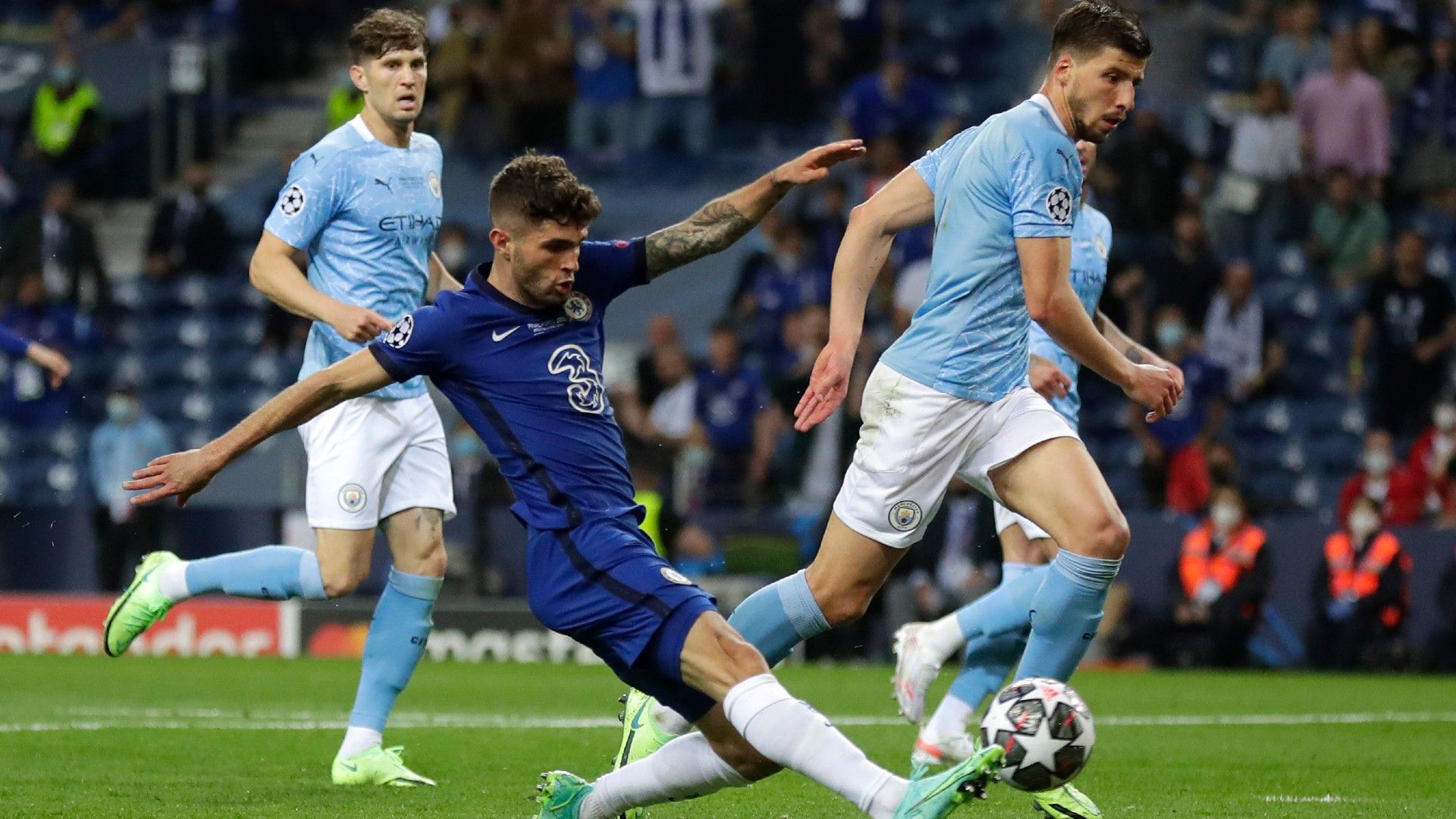 Christian Pulisic Man City vs Chelsea Champions League final 2020-21