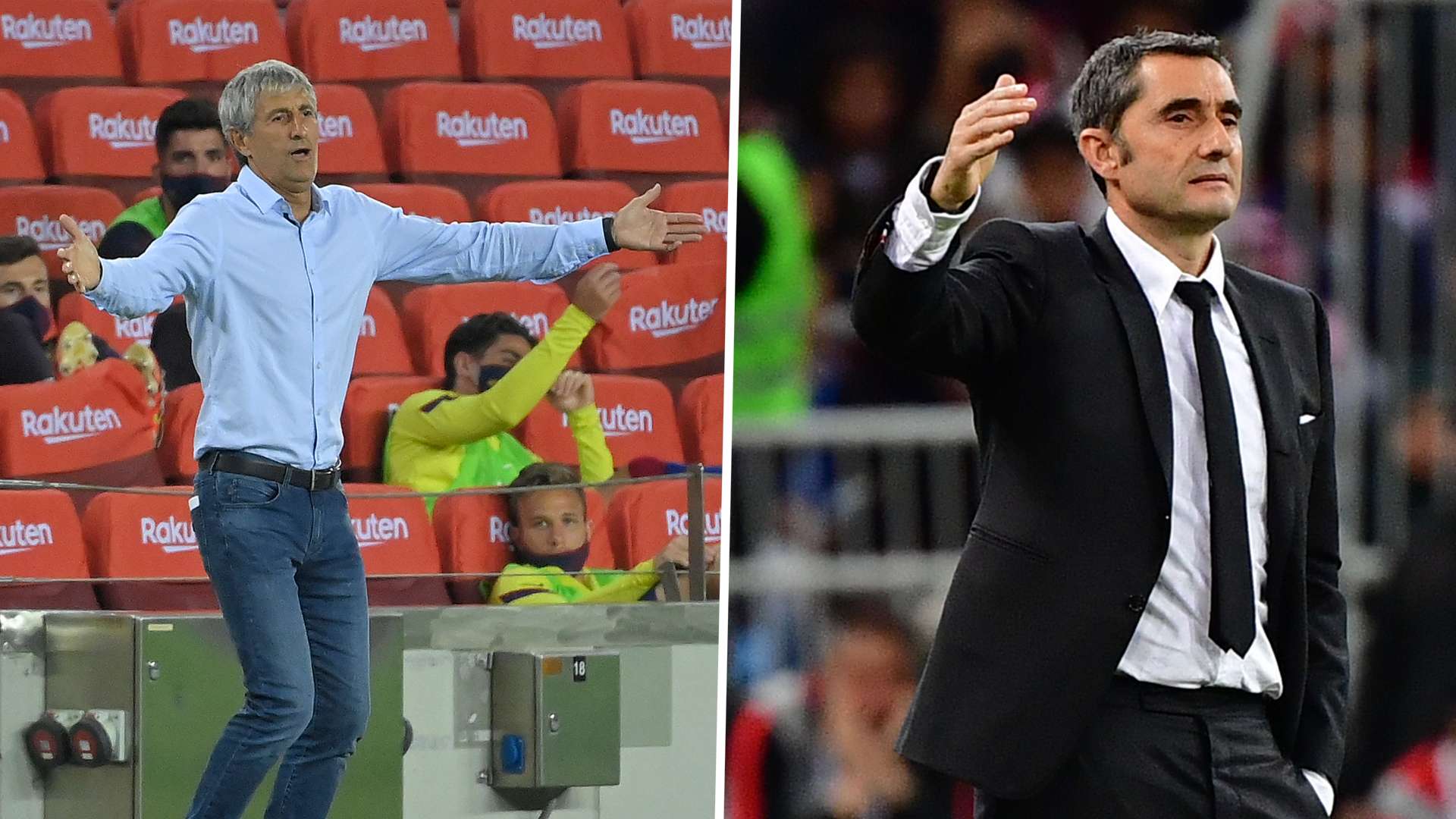 Quique Setién Ernesto Valverde