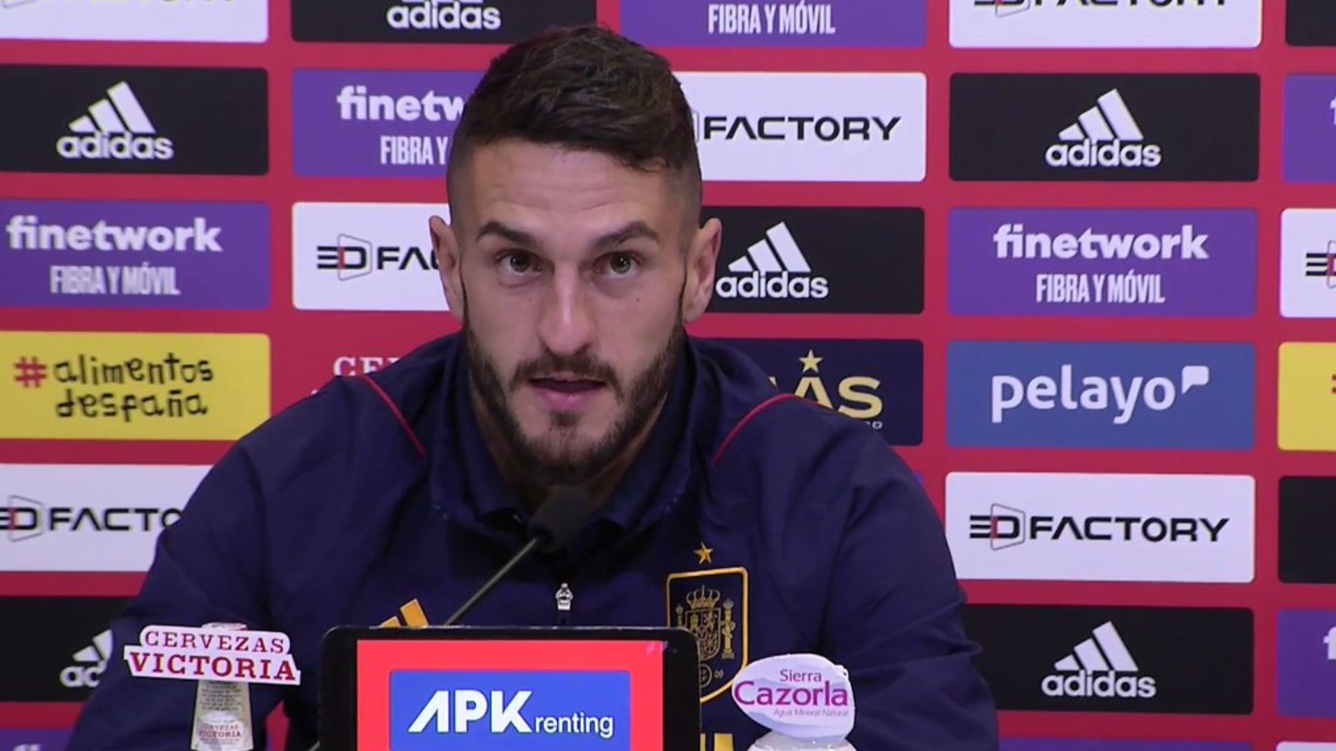 Koke rueda de prensa España