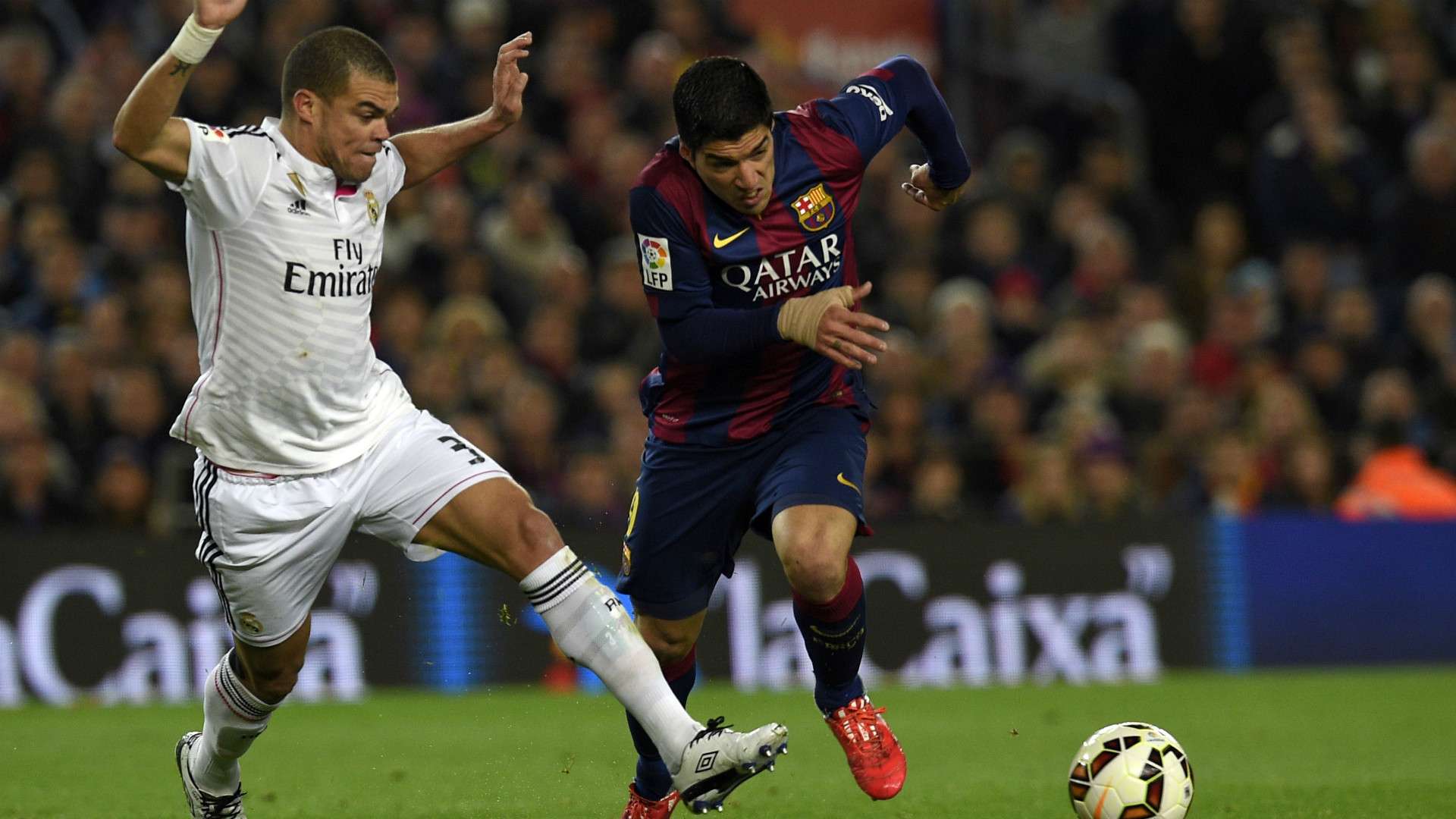 Barcelona Real Madrid La Liga Pepe Luis Suarez 22032015