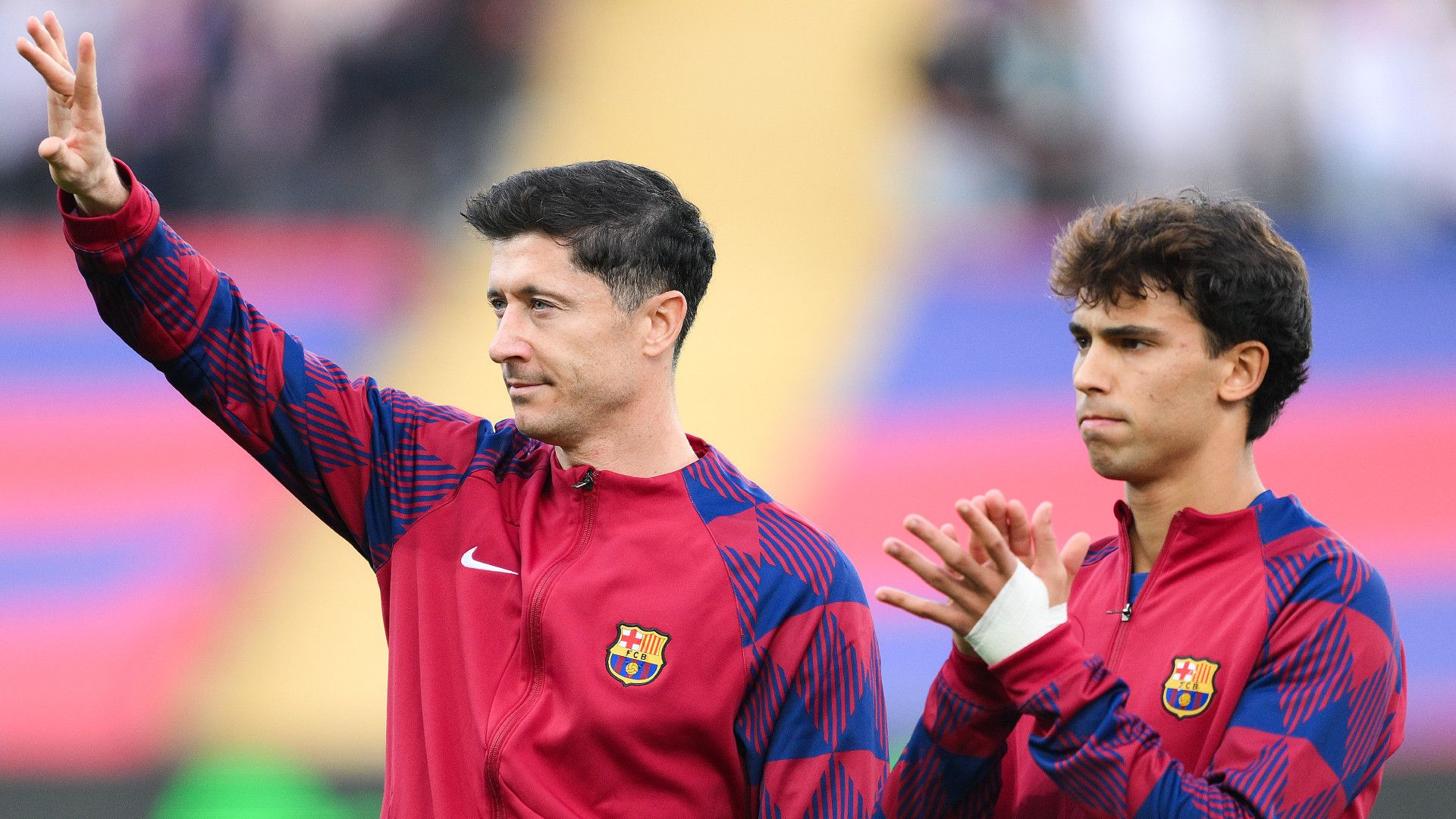 ROBERT LEWANDOWSKI JOAO FELIX BARCELONA