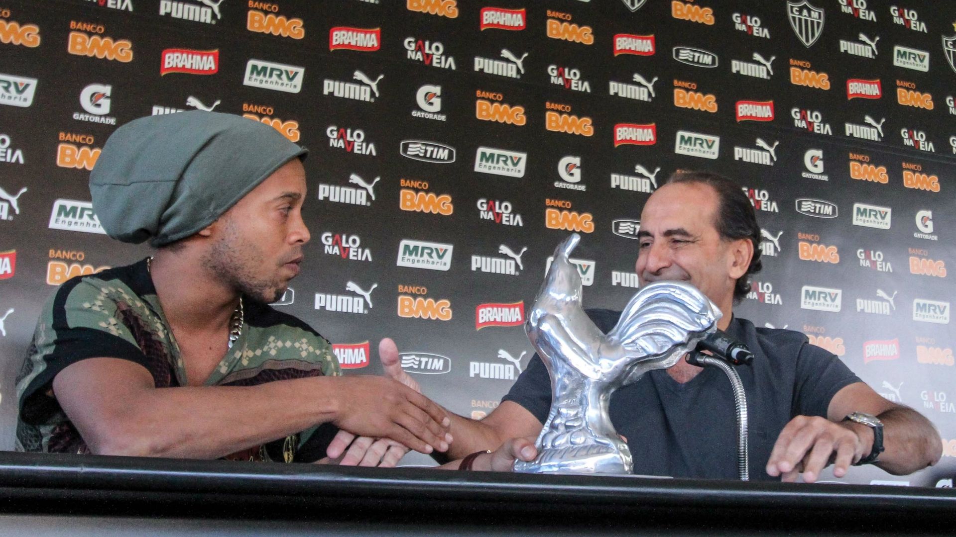 Alexandre Kalil Galo de Prata Despedida Ronaldinho Atlético-MG 30072014