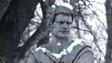Georgi Asparuhov Statue in front of the stadium