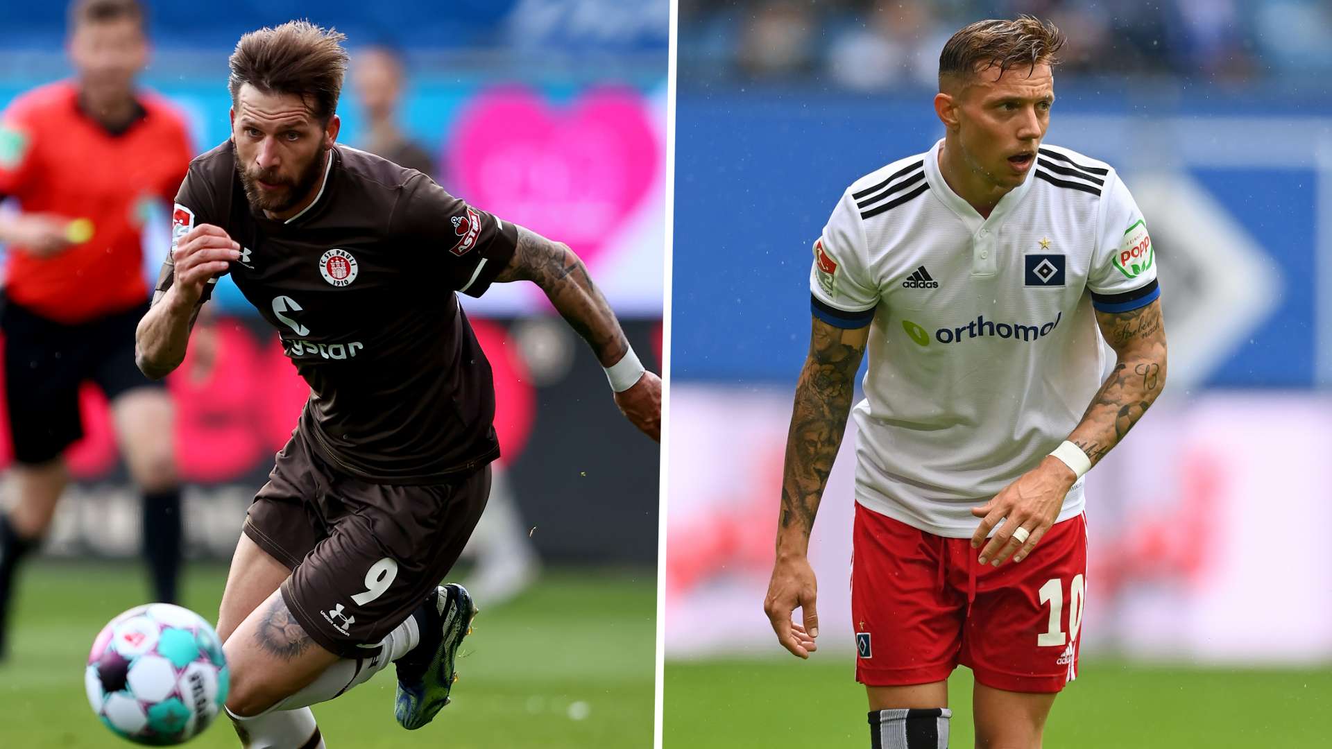 Guido Burgstaller Sonny Kittel St Pauli Hamburg