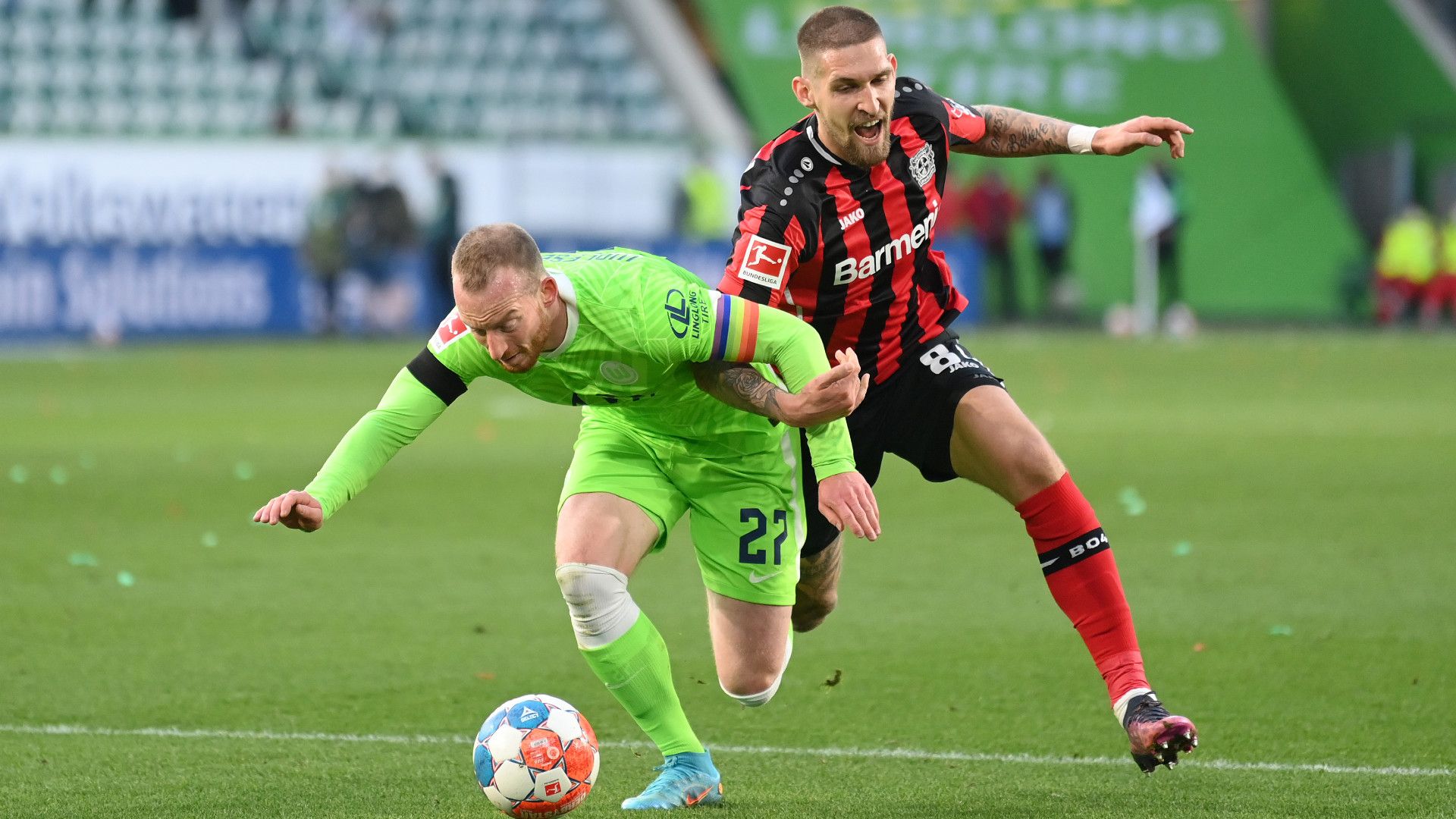 MAXIMILIAN ARNOLD WOLFSBURG ROBERT ANDRICH BAYER LEVERKUSEN BUNDESLIGA 20032022