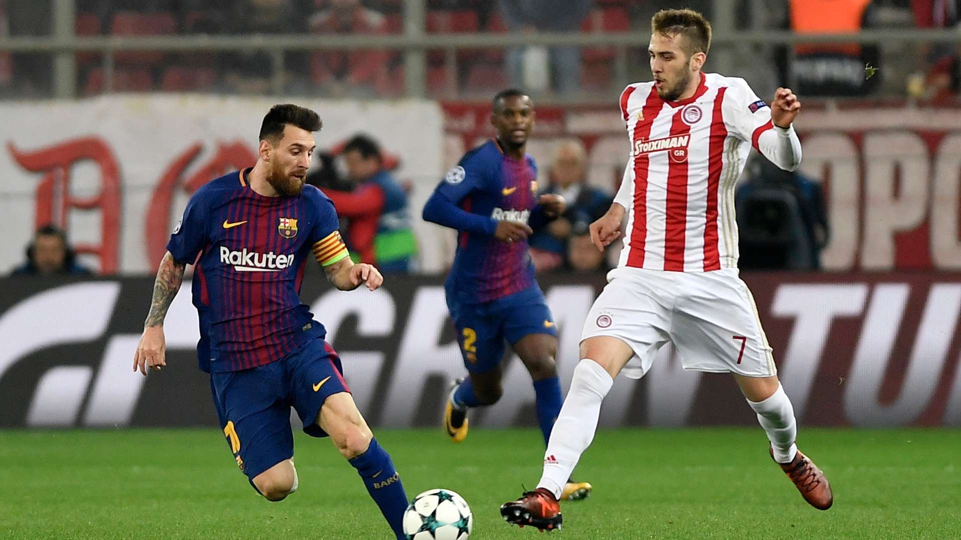 Messi Piräus Barcelona 10312017