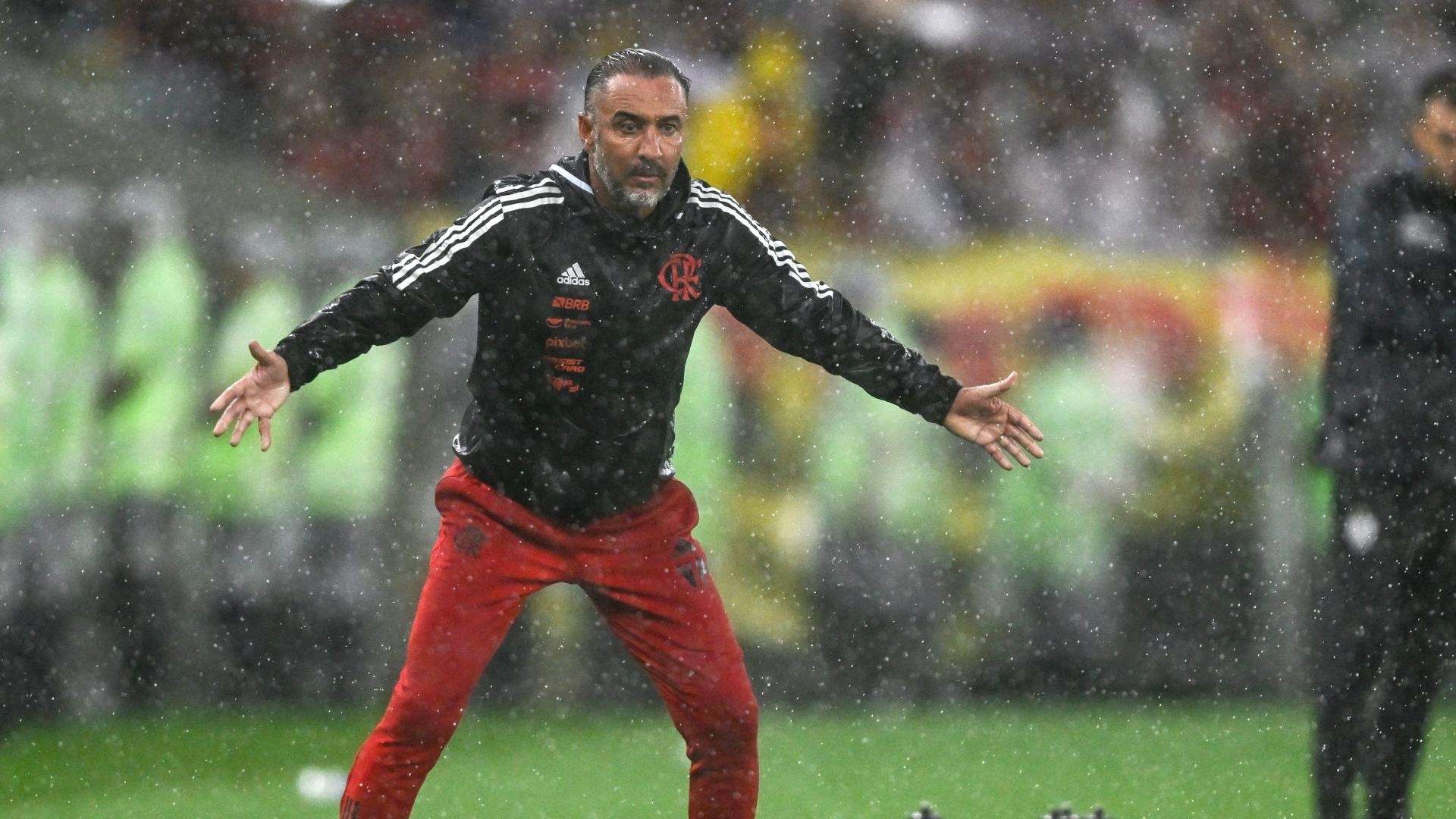 Vitor Pereira em Flamengo x Independiente del Valle pela Recopa Sul-Americana 2023