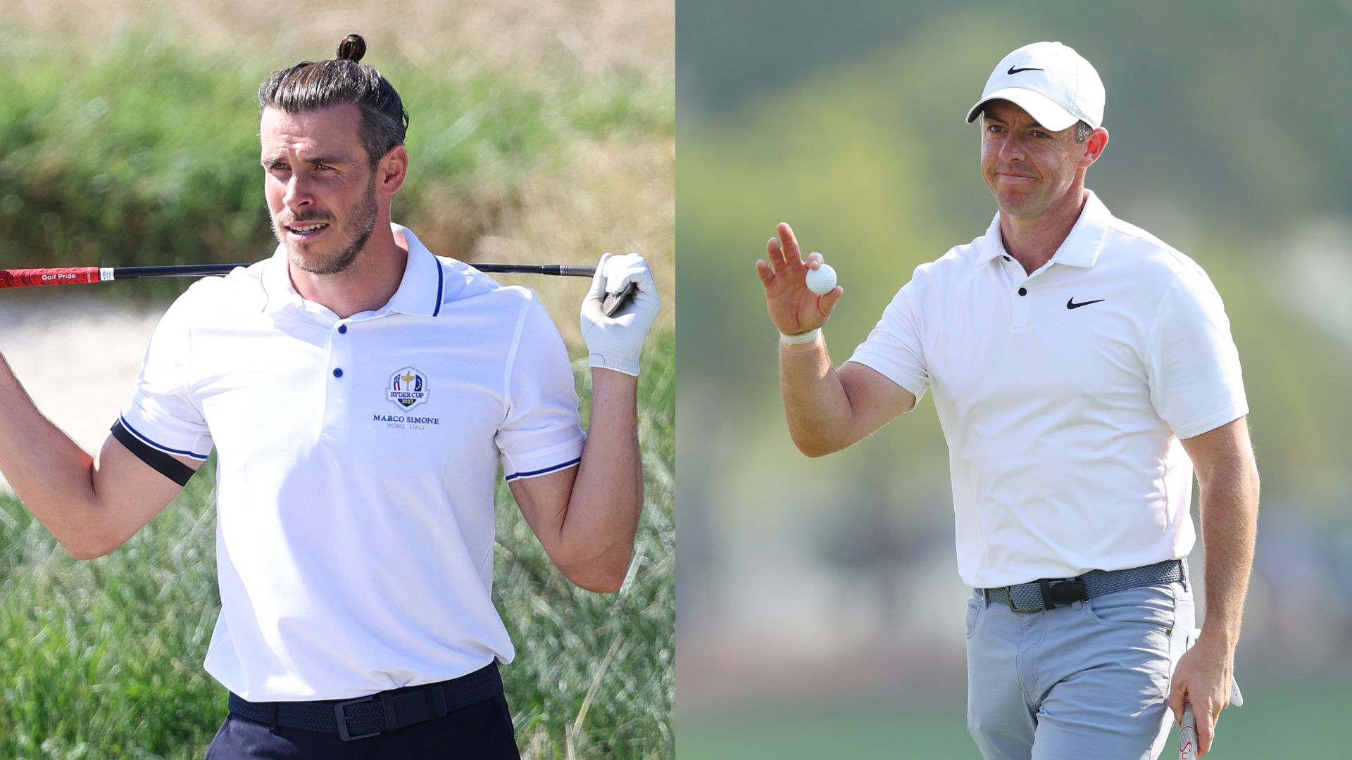 Gareth Bale Rory Mcllroy golf