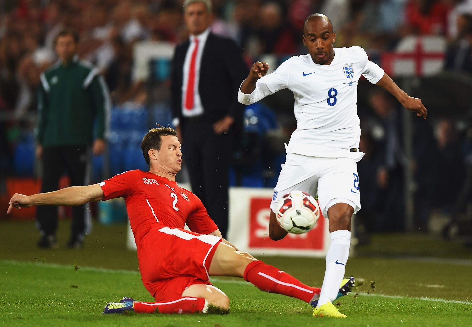 Stephan Lichtsteiner Switzerland; Fabian Delph England