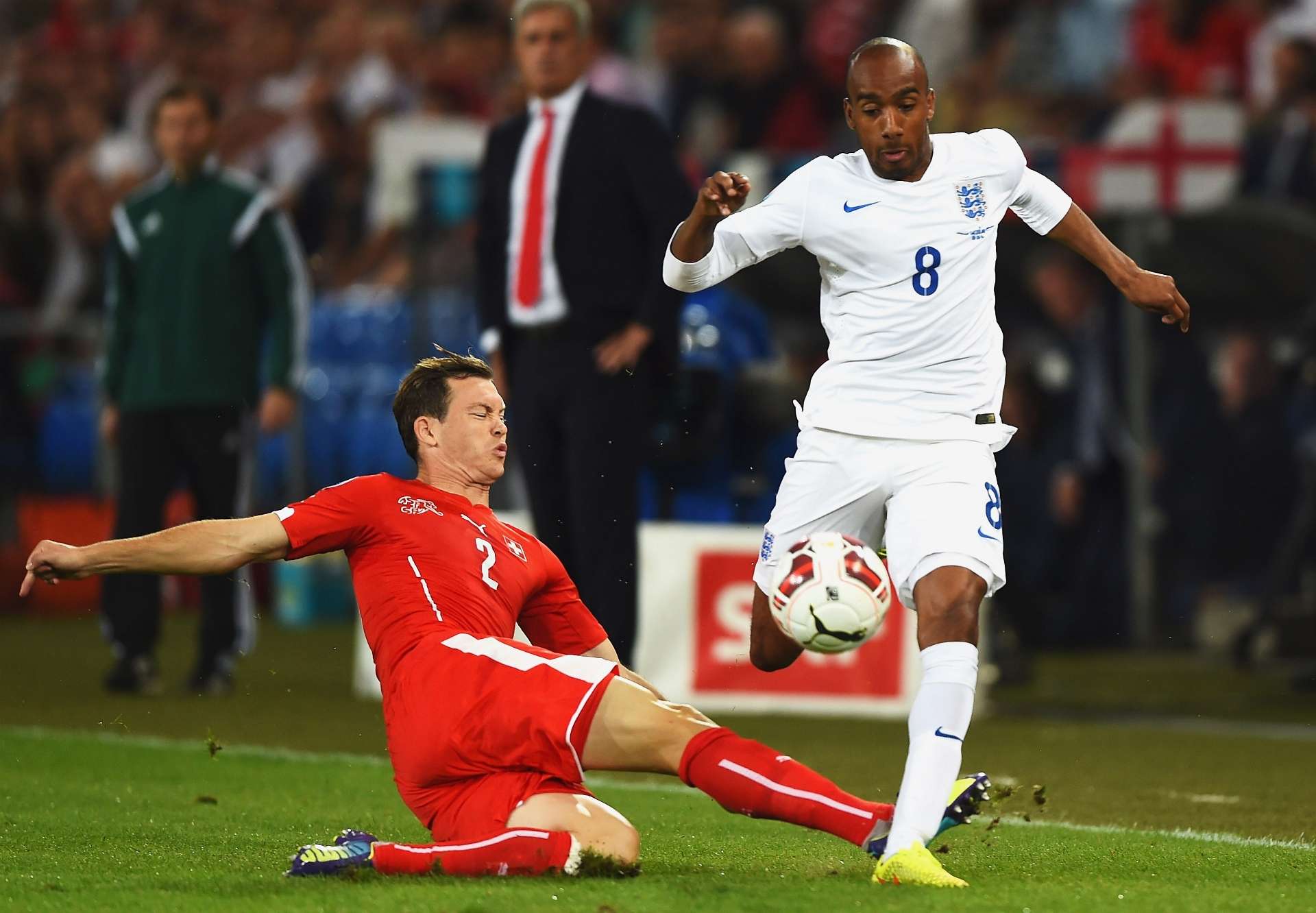 Stephan Lichtsteiner Switzerland; Fabian Delph England