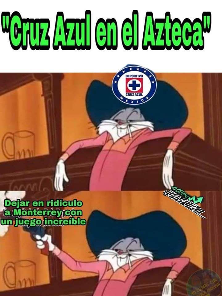 Memes Cruz Azul Monterrey