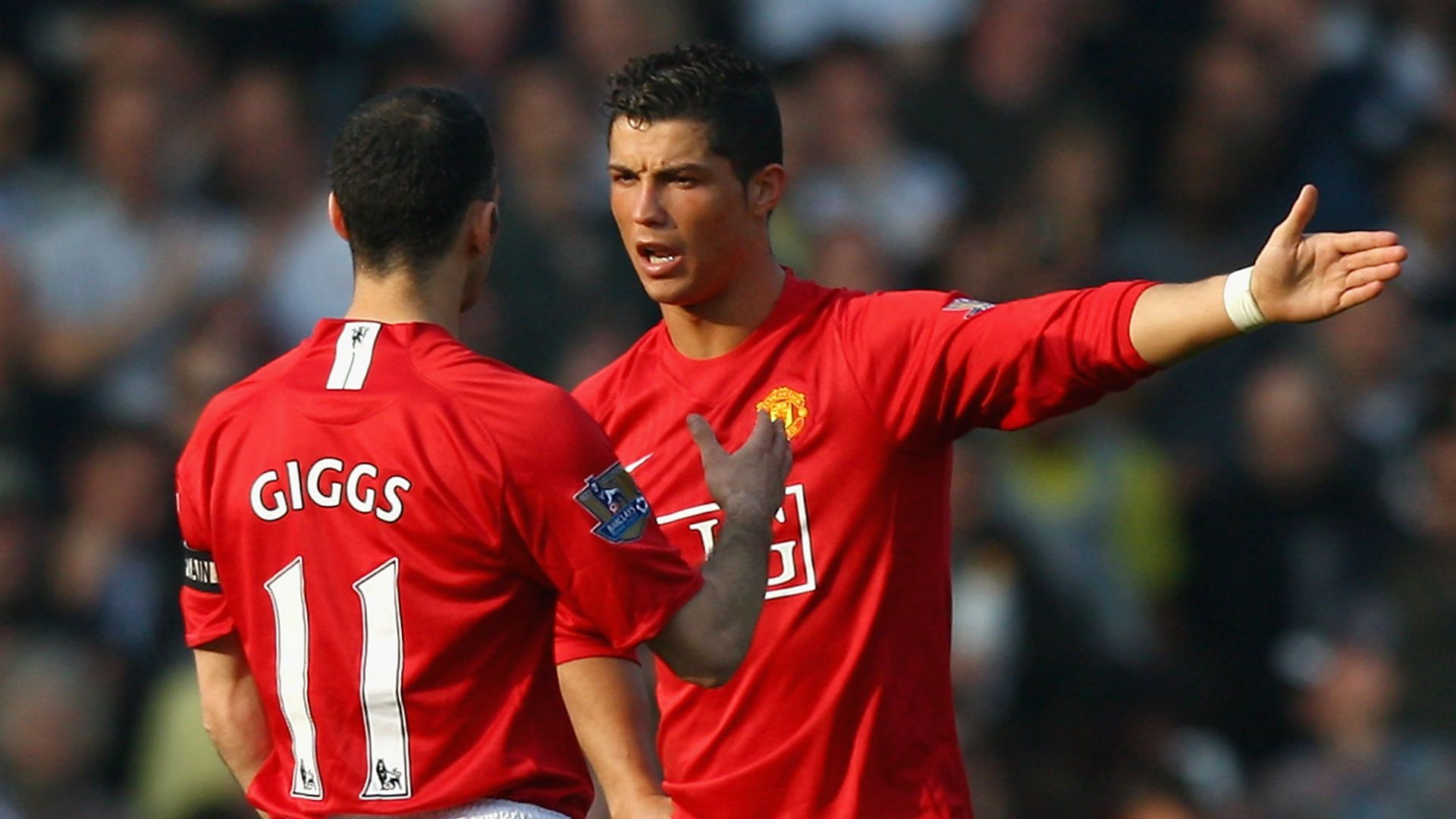 Ryan Giggs Cristiano Ronaldo Manchester United