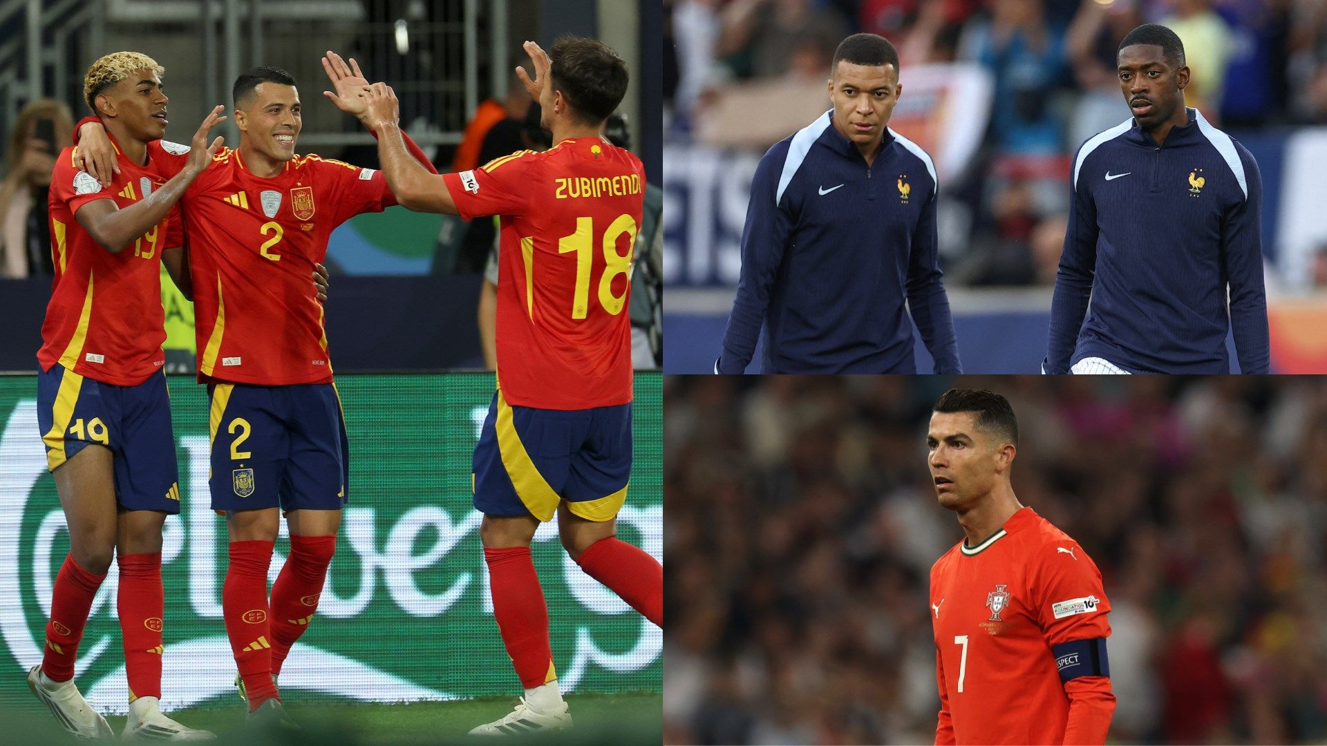 Portugal Spain France Yamal Mbappe Dembele Ronaldo 2025